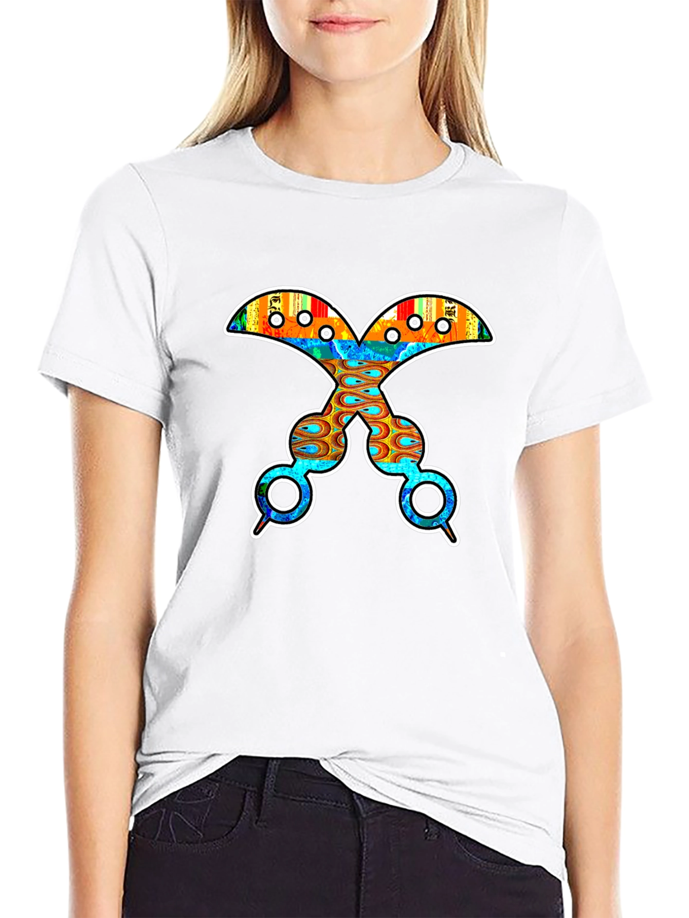 Adinkra Symbol Graphic Tee - Black