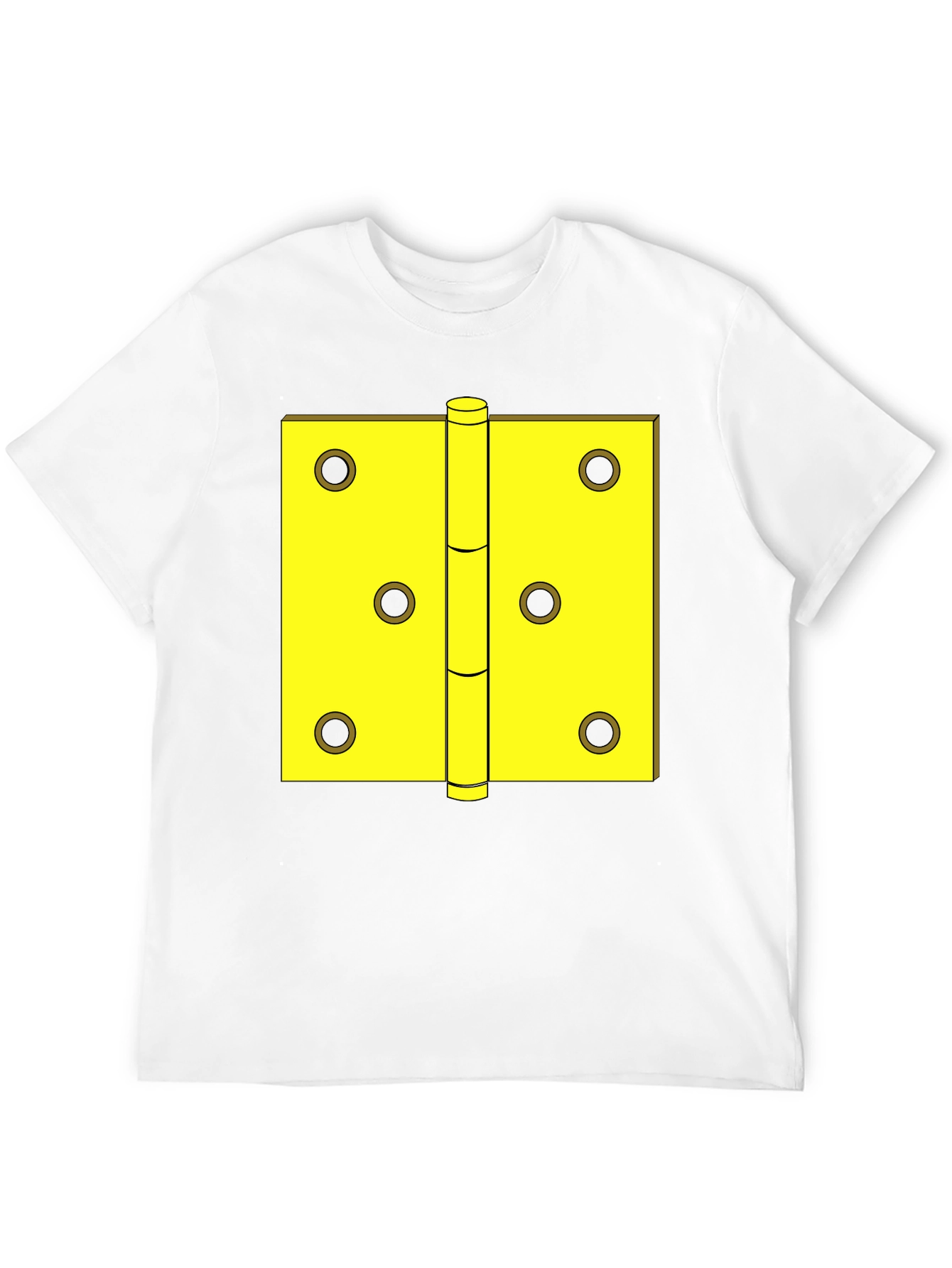 Novelty Door Hinge Graphic Tee - Black