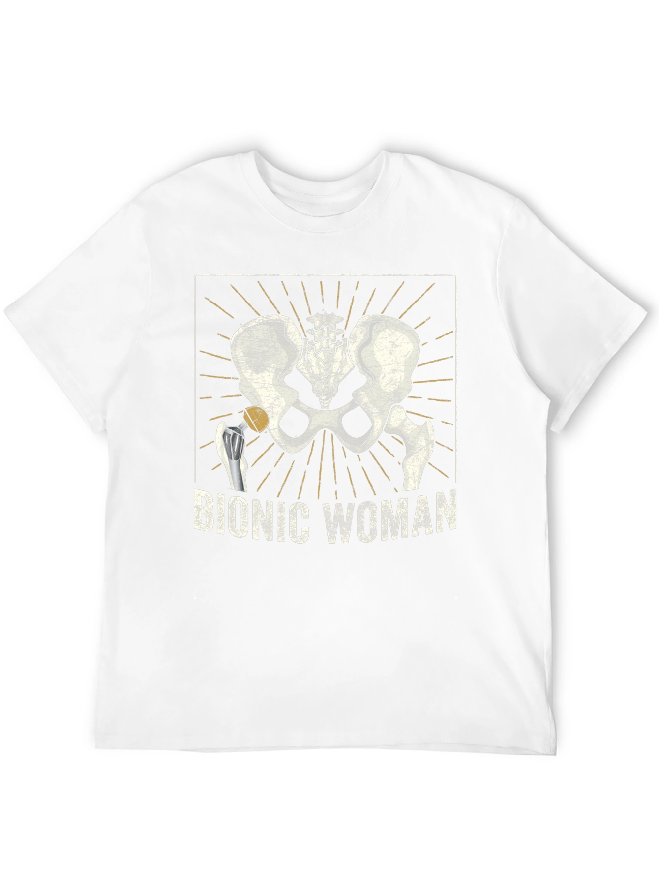 Bionic Woman Hip Replacement Graphic Tee