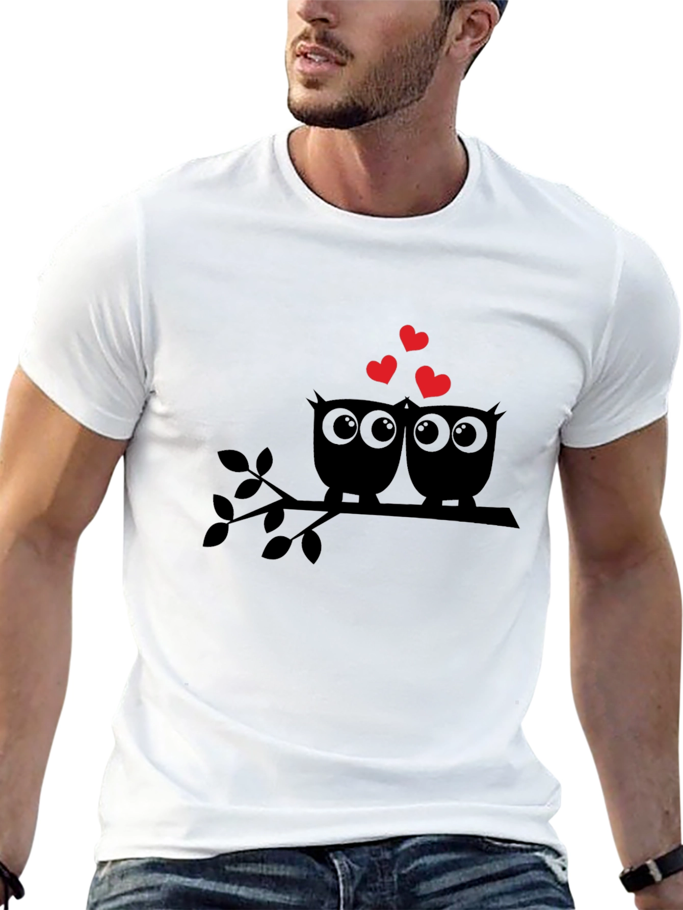 Owl Love T-Shirt - Cute Graphic Tee