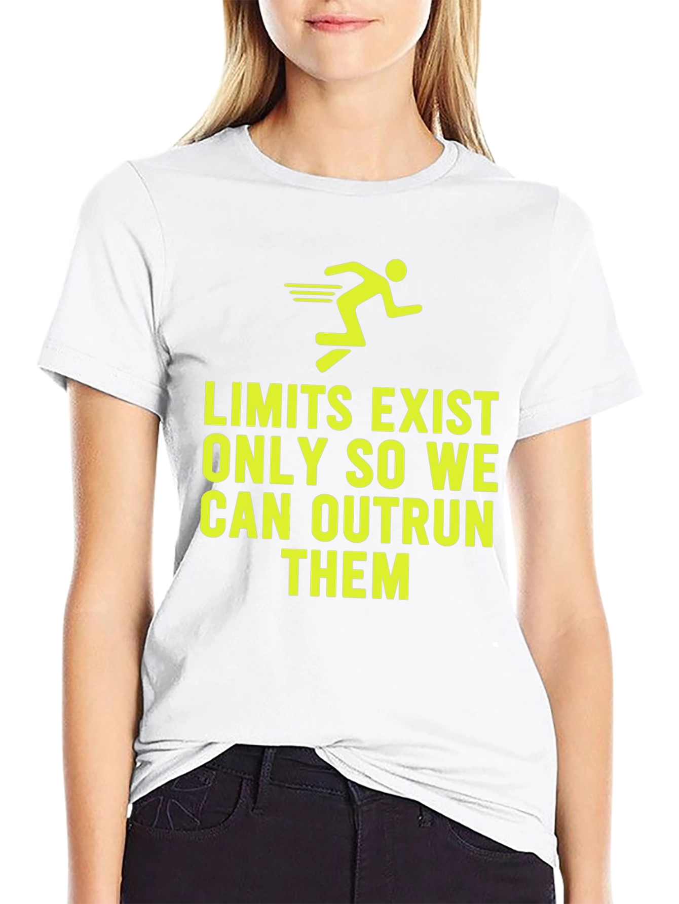 Motivational Run T-Shirt - Outrun Your Limits