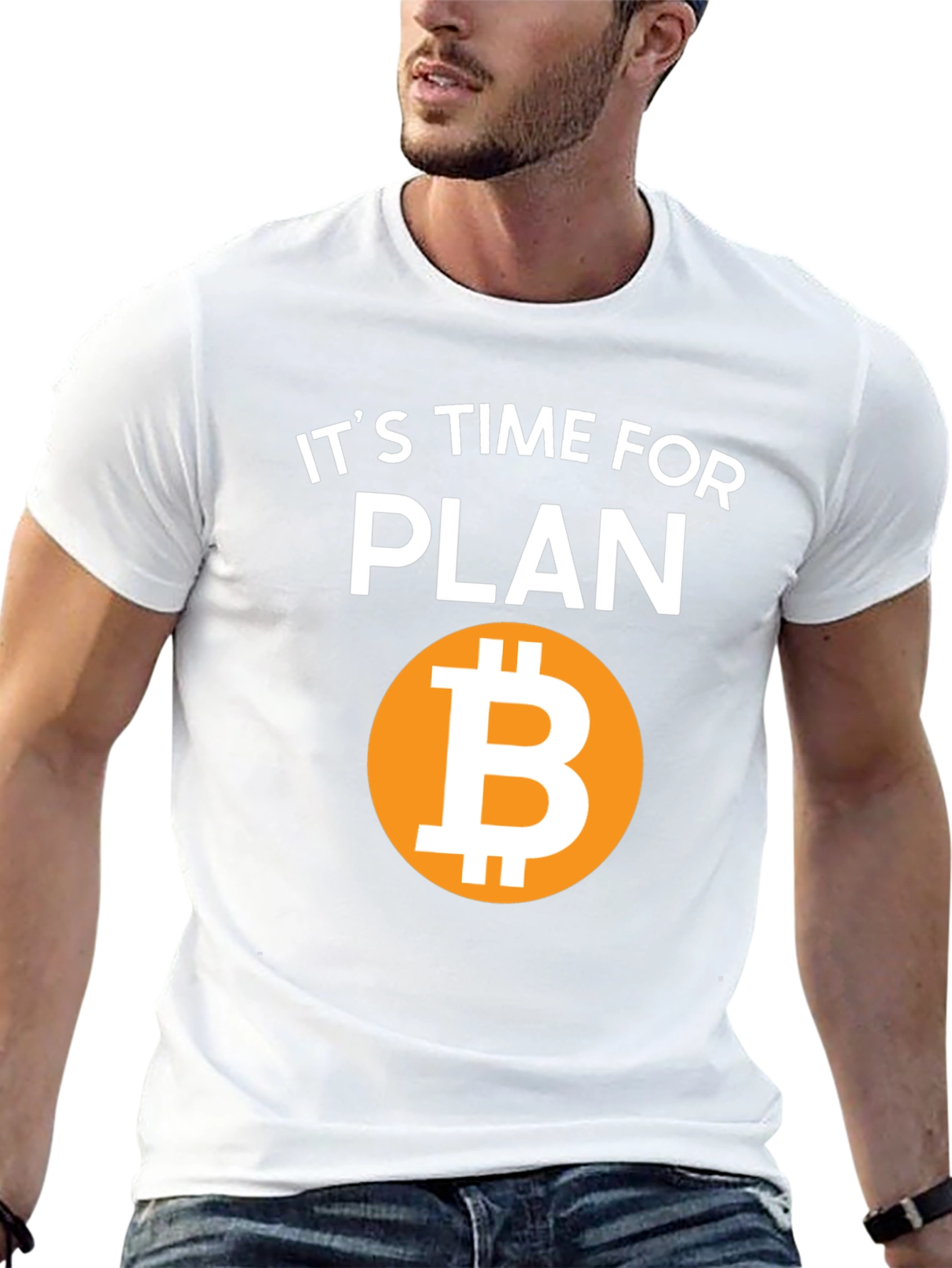 Plan B Bitcoin Graphic T-Shirt