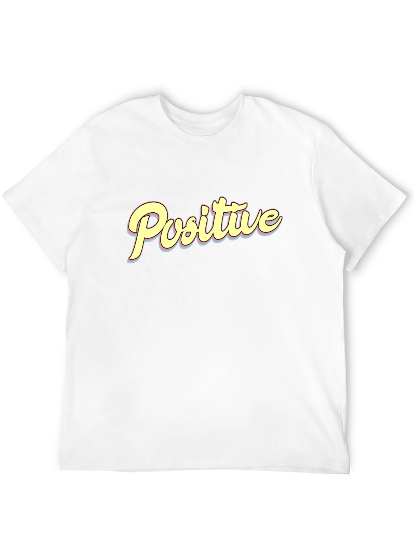 Positive Vibes Graphic Tee - Black T-Shirt