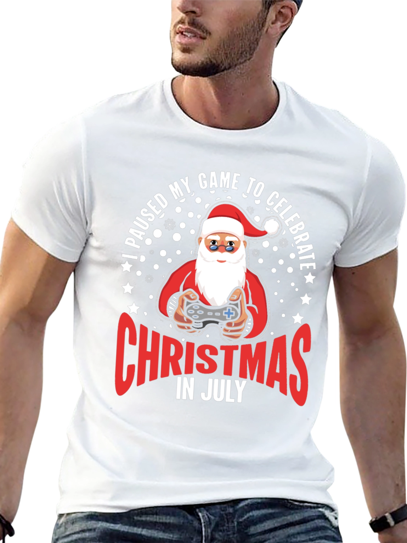 Christmas in July Gamer T-Shirt