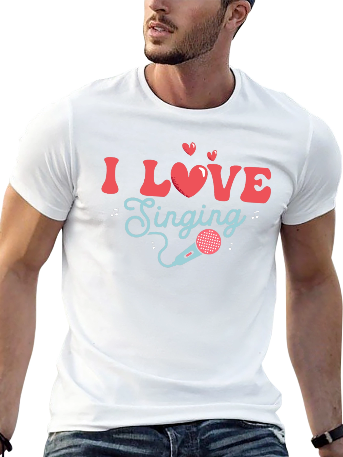 I Love Singing Graphic T-Shirt