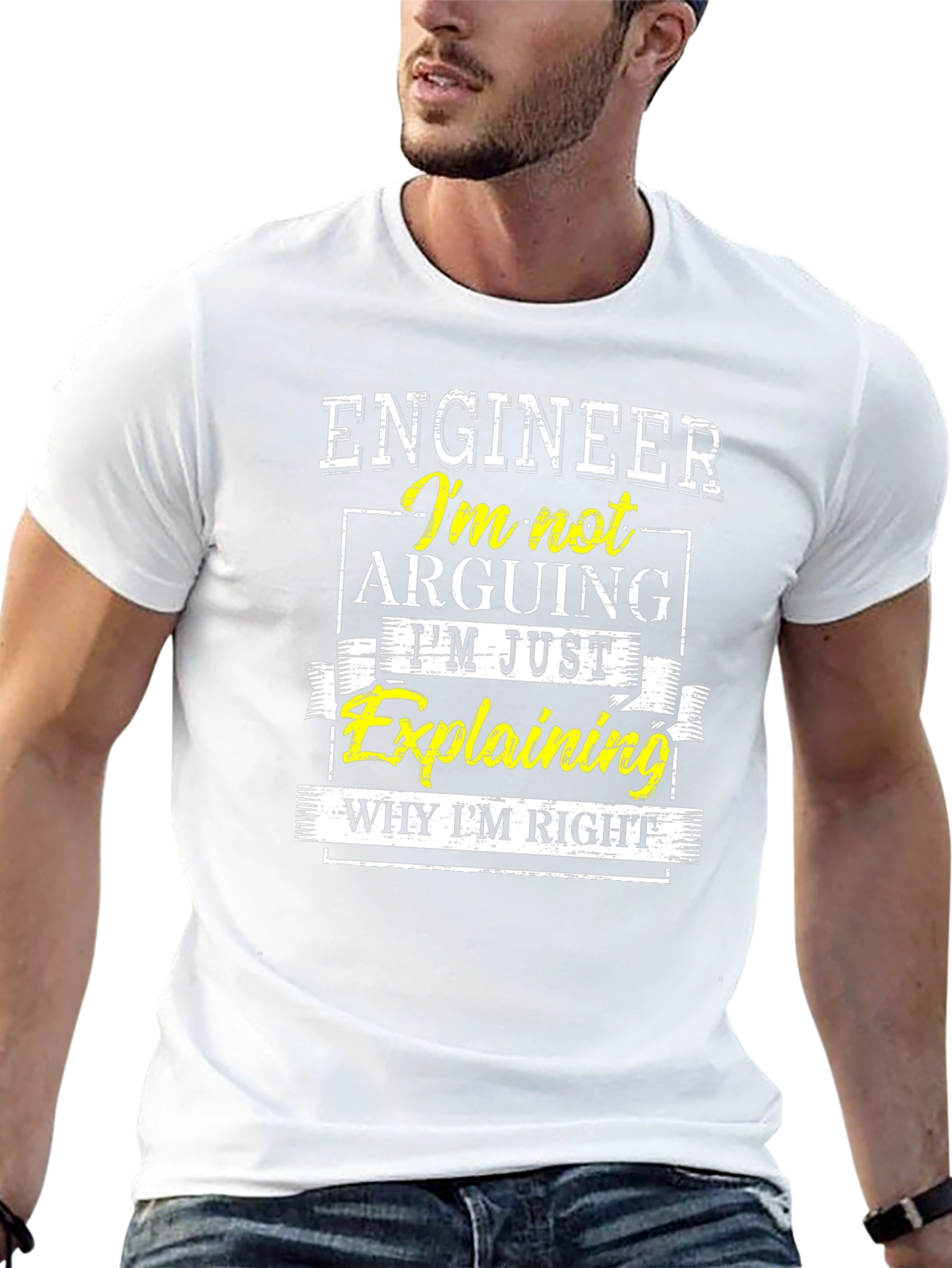 Engineer Explaining T-Shirt - Funny Sarcastic Tee