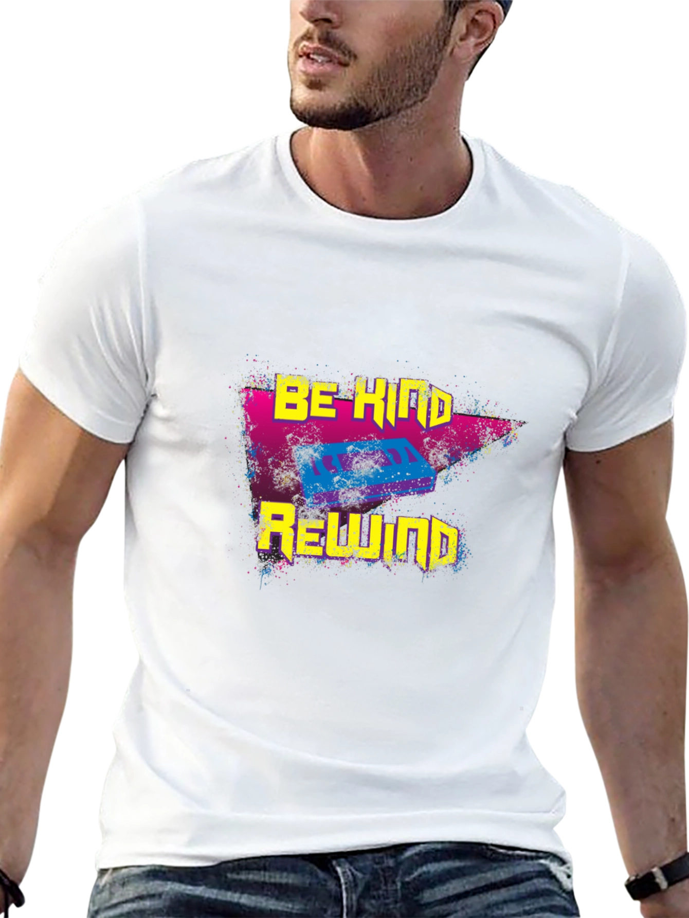 Retro Be Kind Rewind Graphic Tee