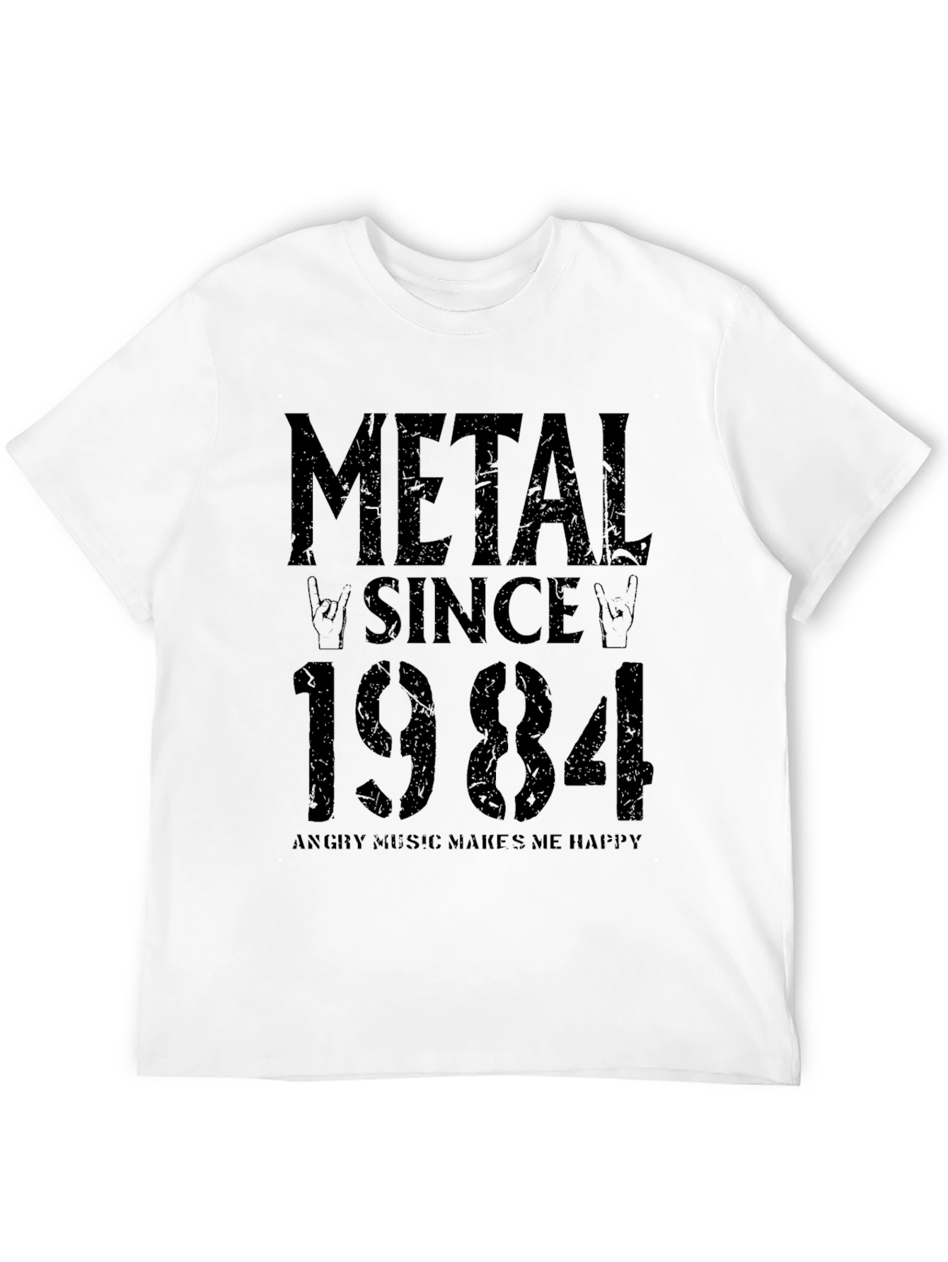 Metal Since 1984 Graphic Tee - Black T-Shirt