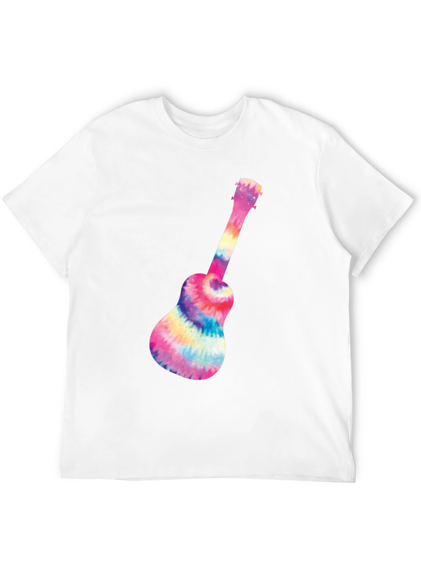 Tie-Dye Ukulele Graphic T-Shirt