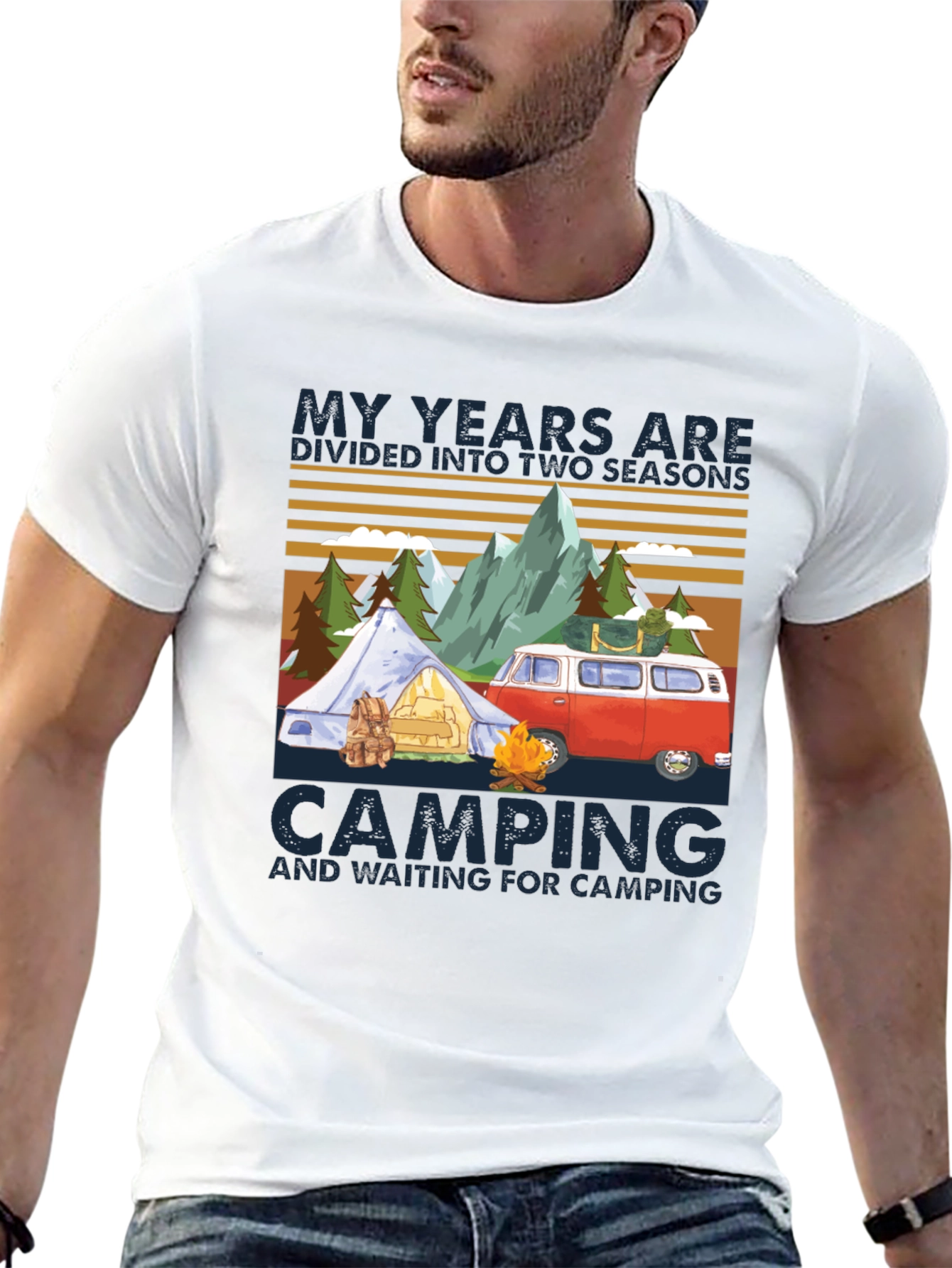 Camping Season Graphic Tee