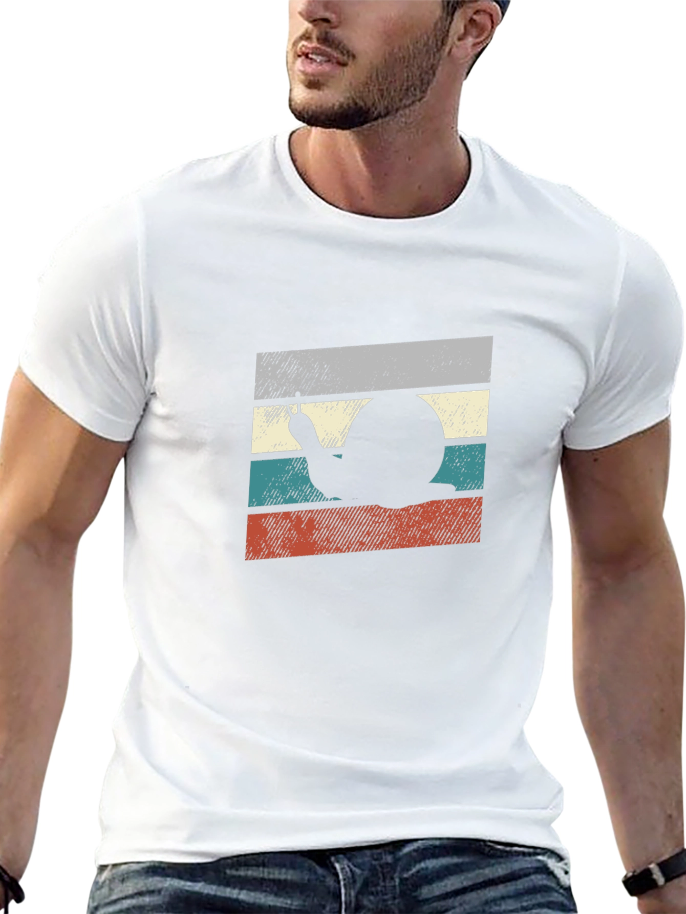 Retro Snail Graphic Tee - Unique Novelty T-Shirt