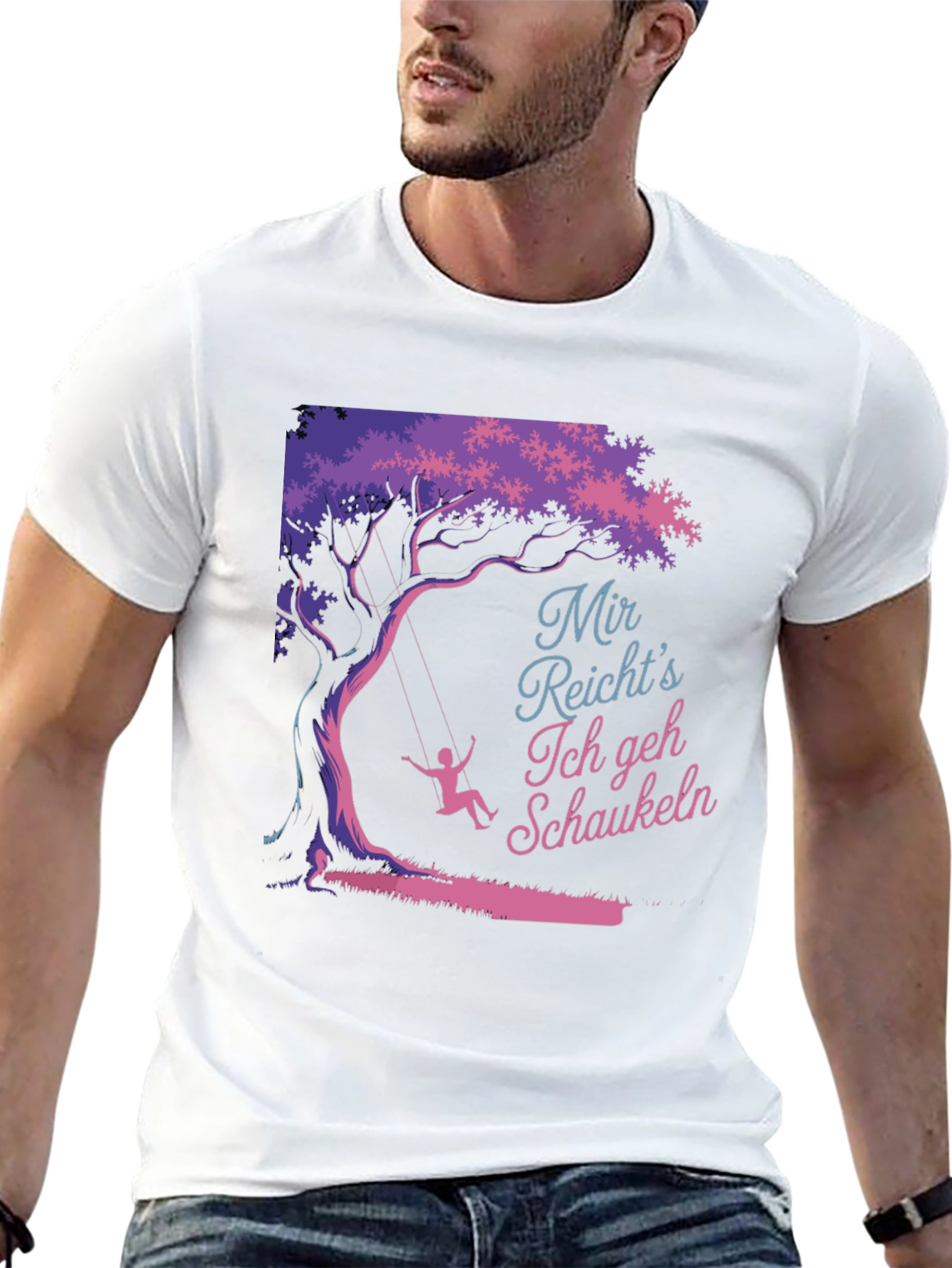 Whimsical Tree Swing T-Shirt