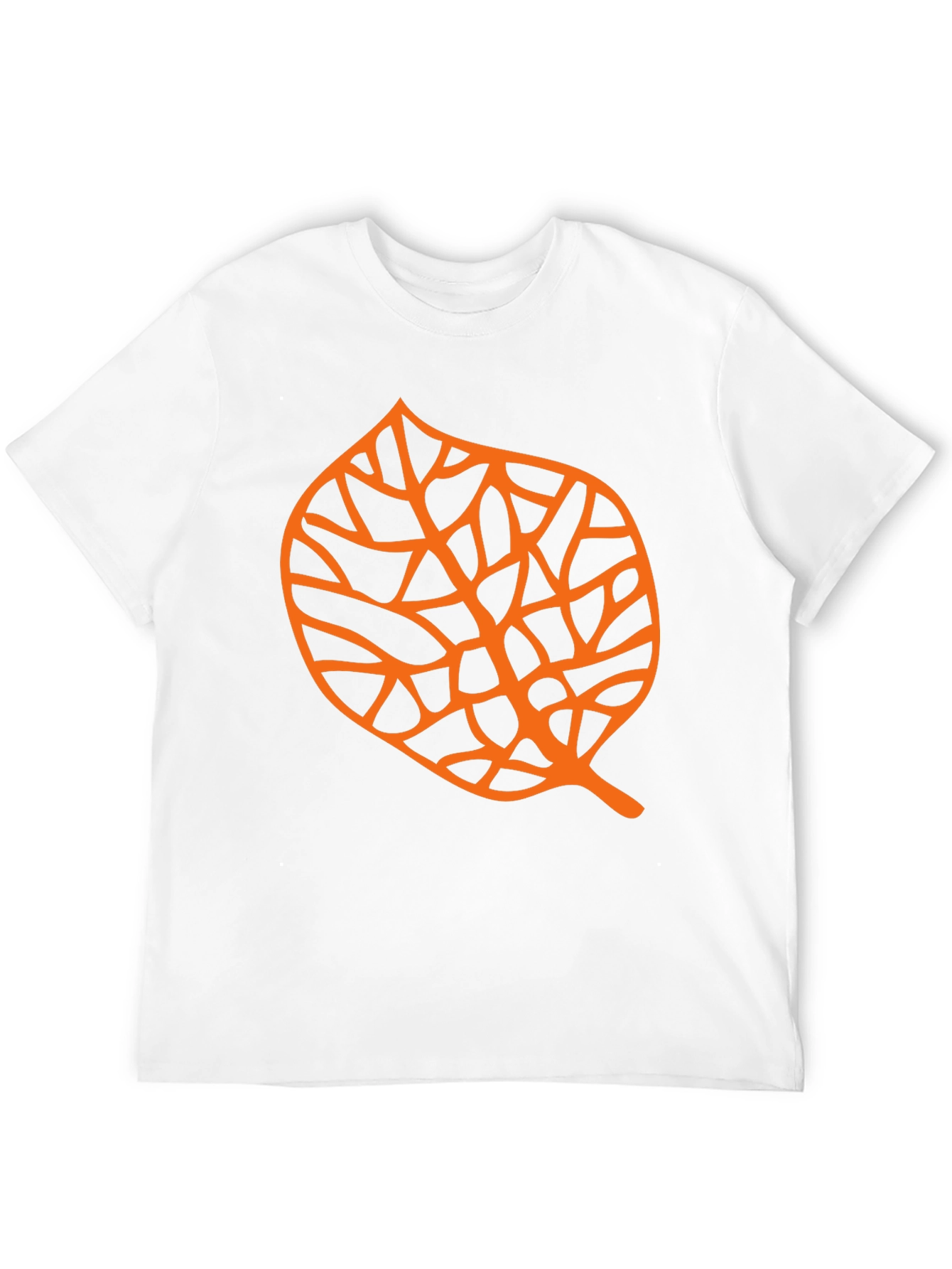 Leaf Graphic Black T-Shirt - Nature Inspired Design