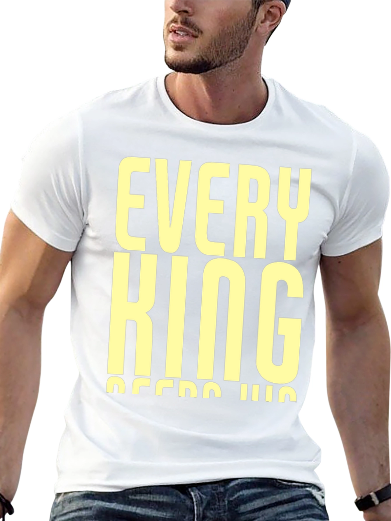 Every King Needs His Queen Black T-Shirt