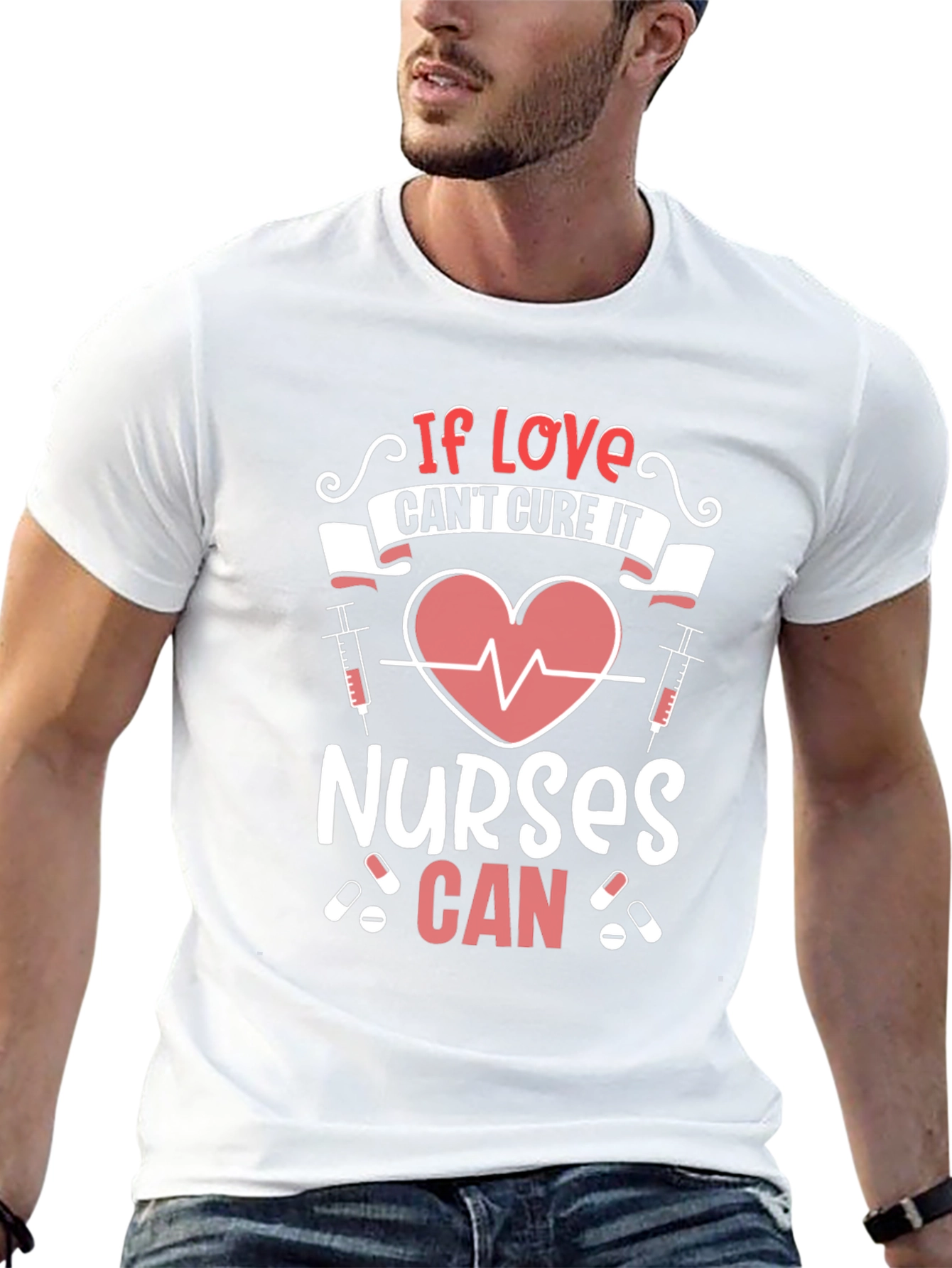 Nurses Can Cure Graphic Tee