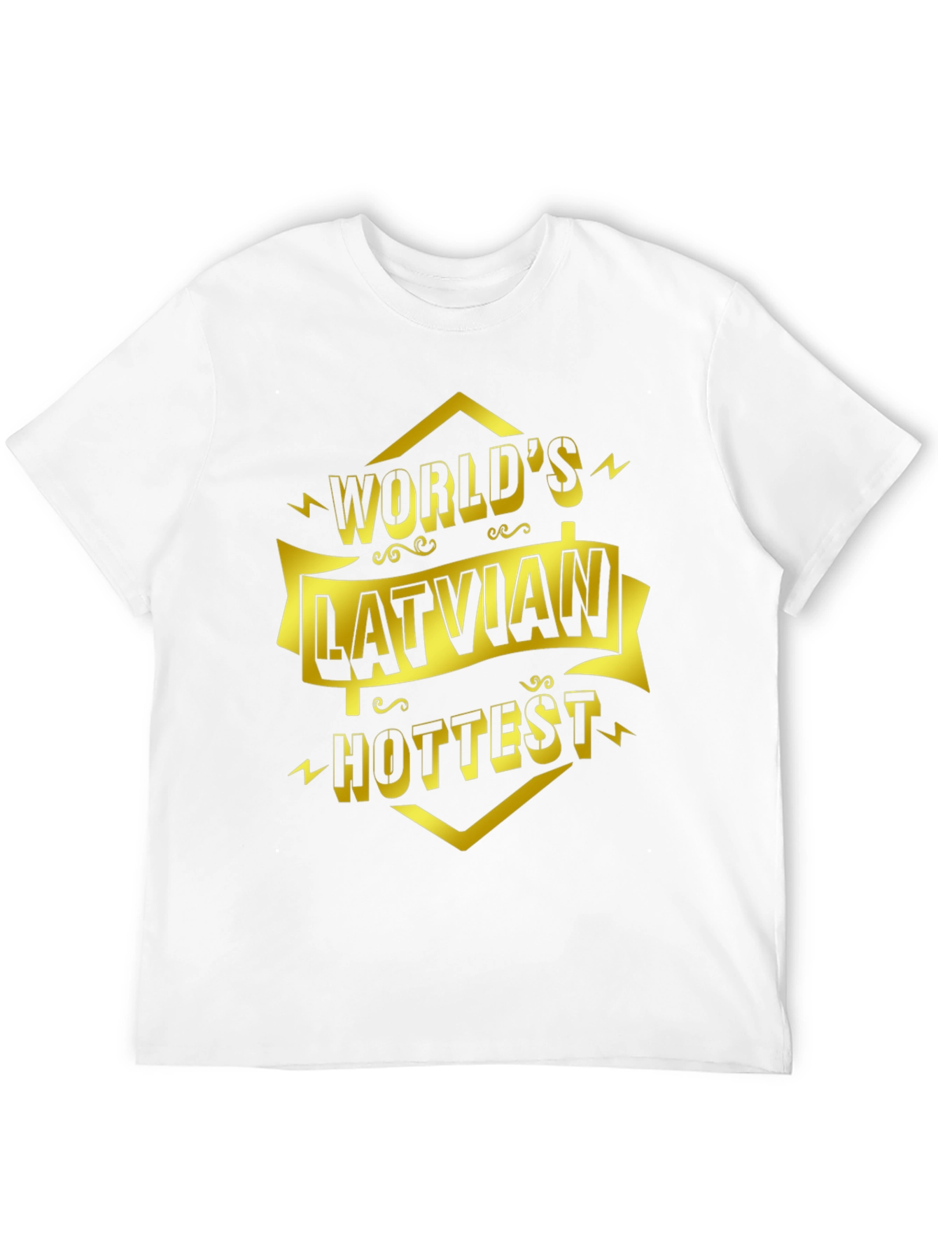 Worlds Hottest Latvian T-Shirt - Black