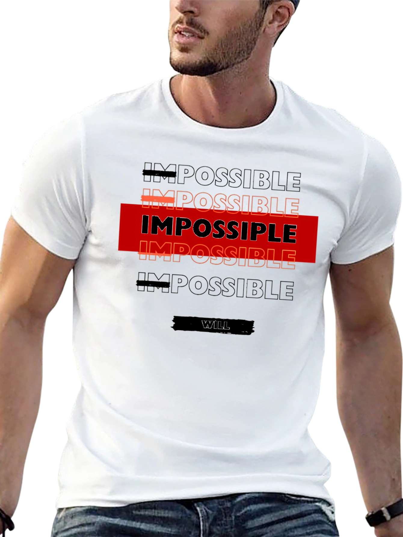 Impossible is Nothing T-Shirt - Motivational Design