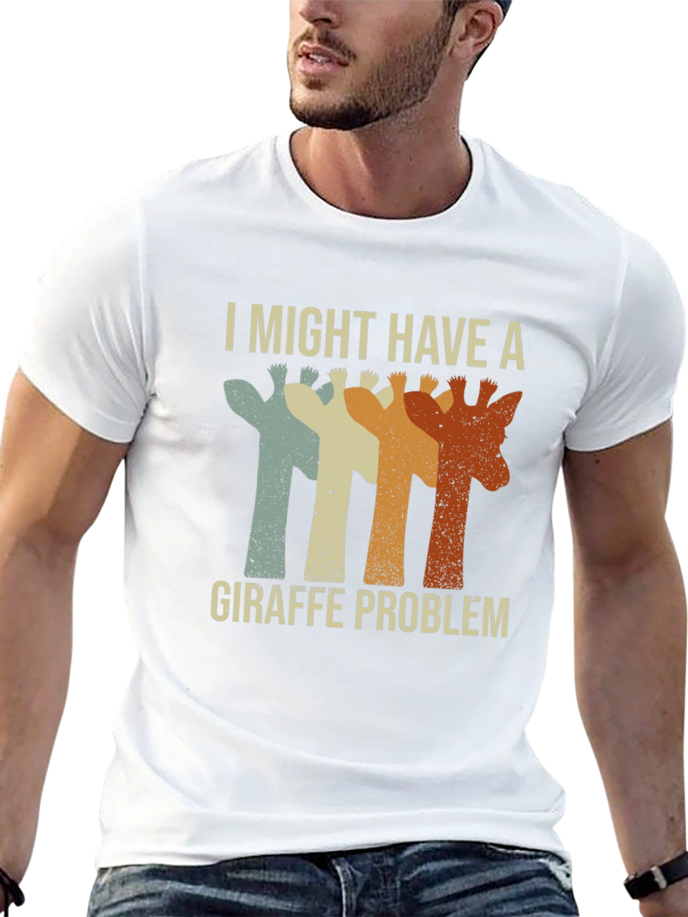 Giraffe Problem T-Shirt - Funny Graphic Tee