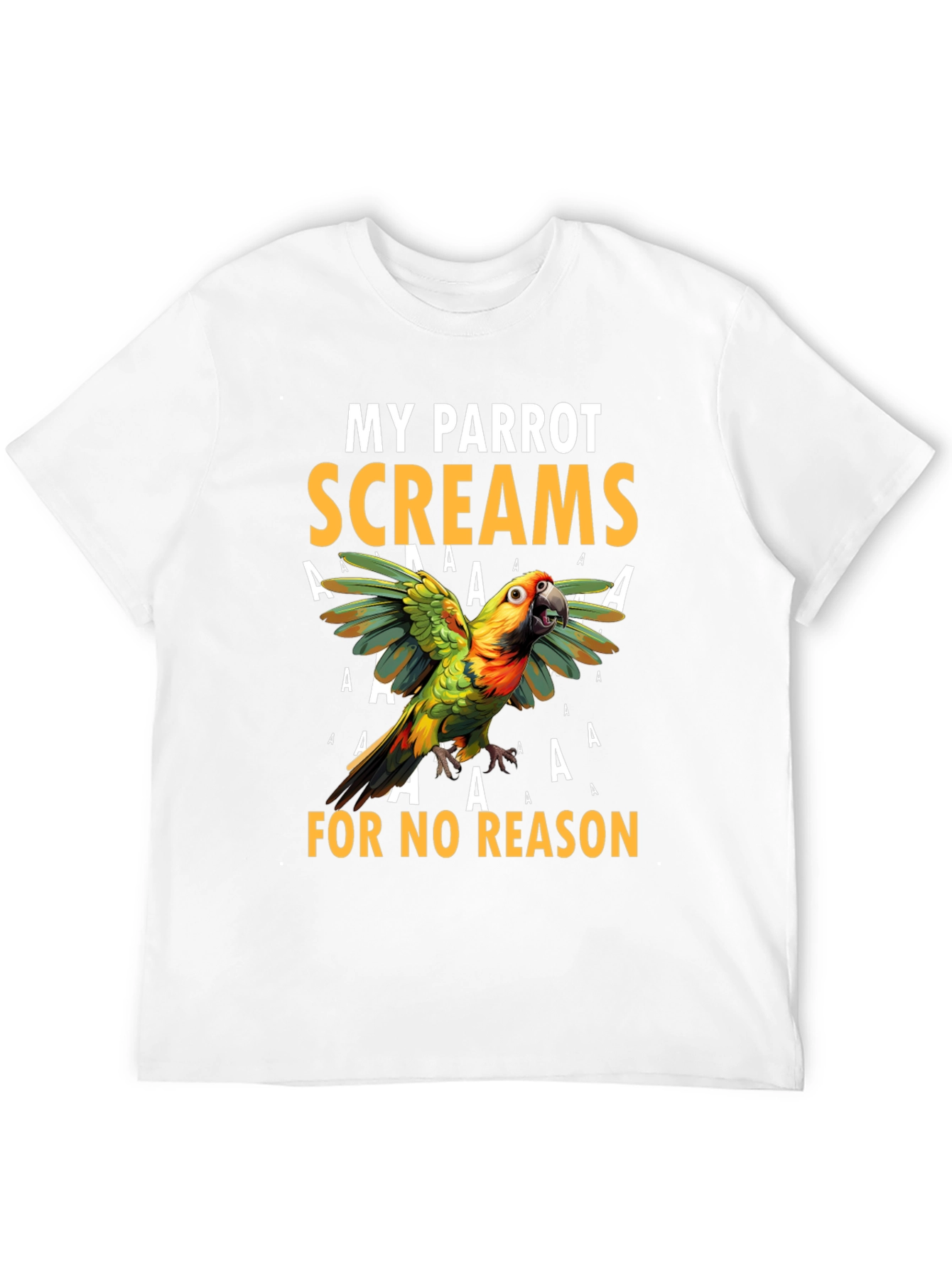 My Parrot Screams Graphic T-Shirt