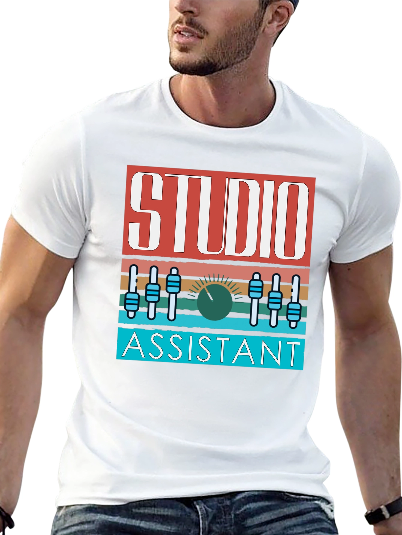 Studio Assistant Graphic Tee - Music Lovers T-Shirt