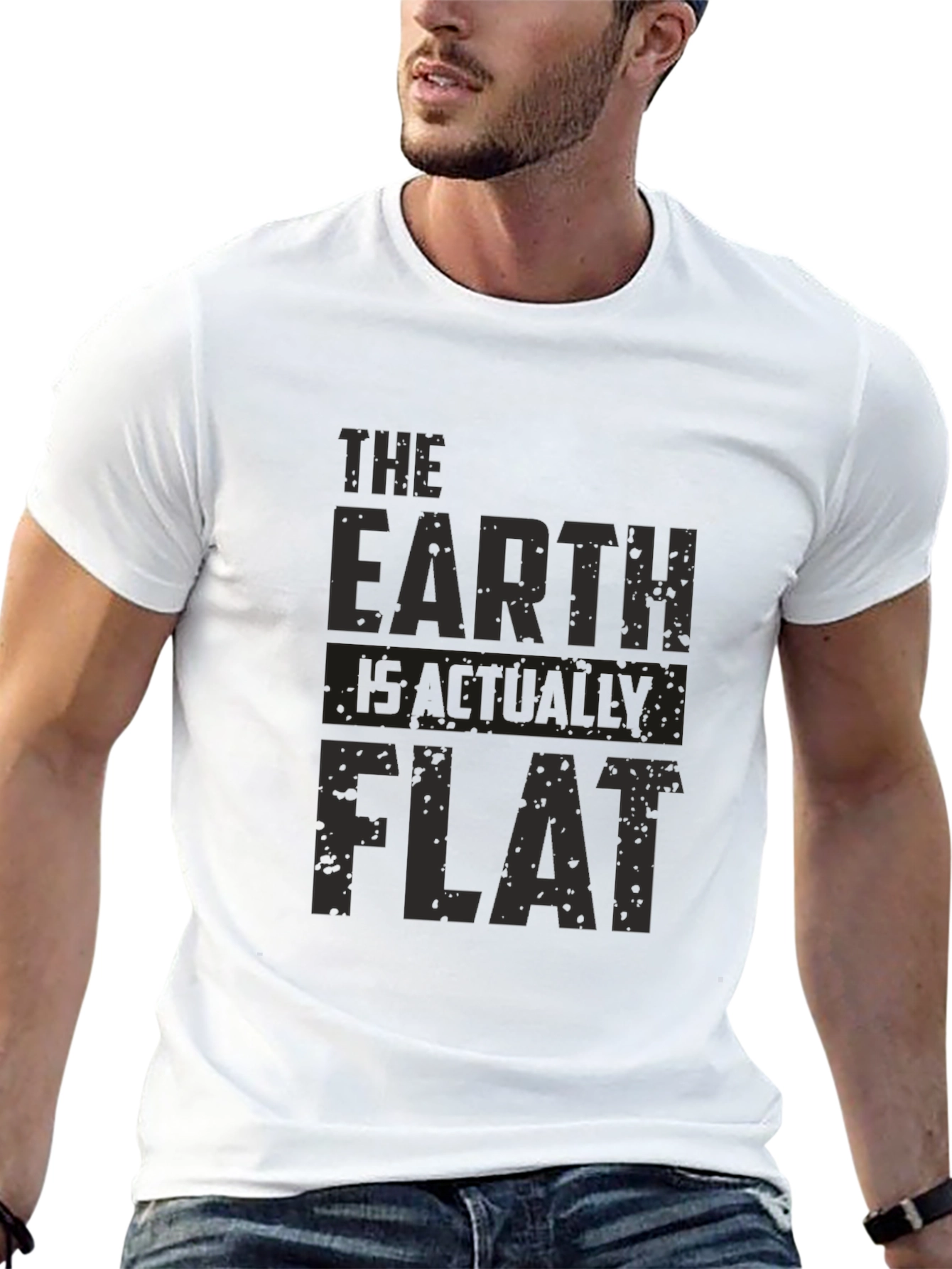The Earth Is Actually Flat - Graphic Tee