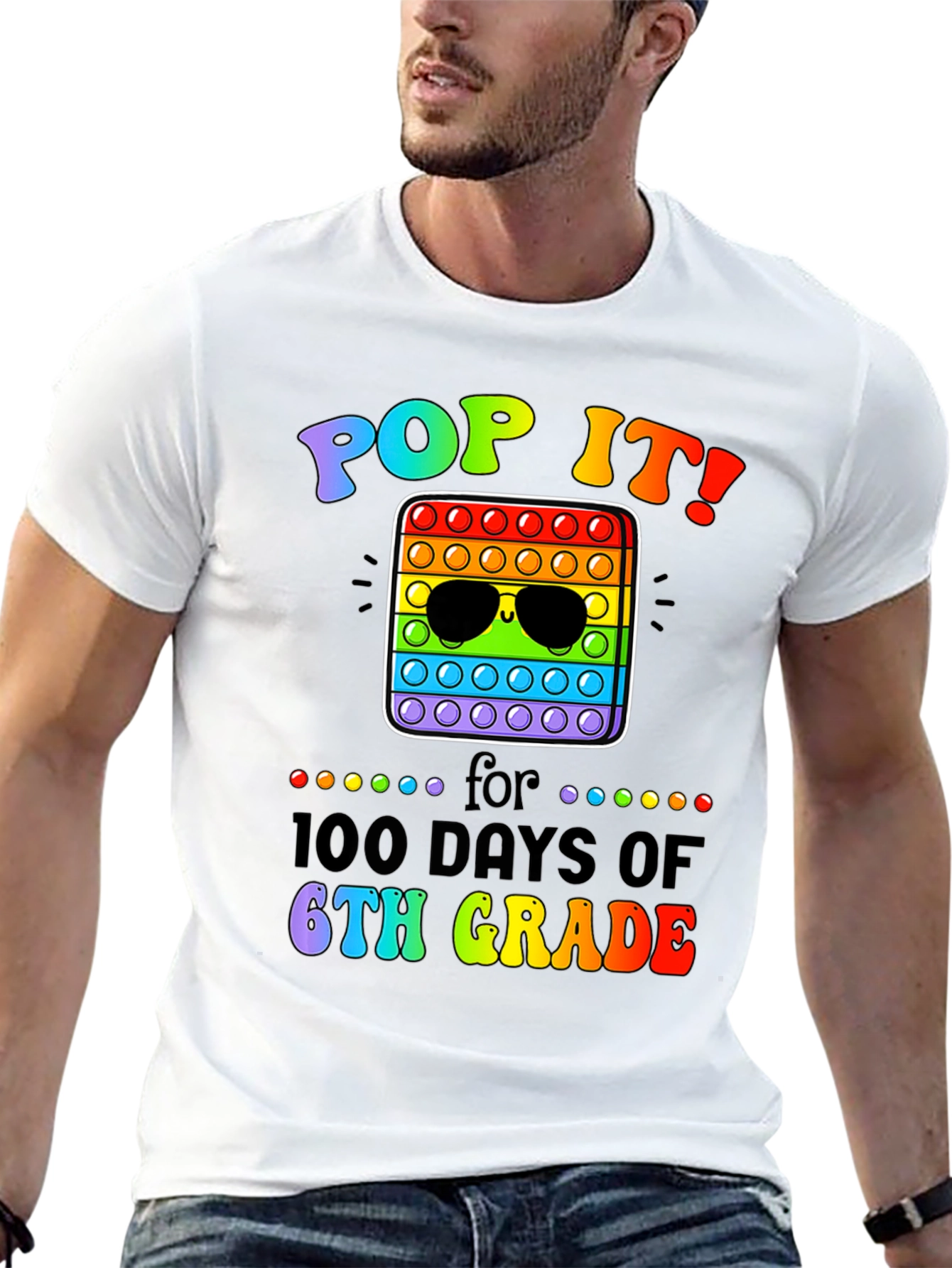 Pop It! 100 Days of 6th Grade T-Shirt