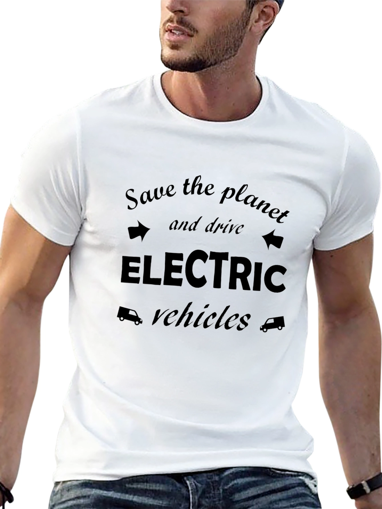 Save the Planet Electric Vehicles T-Shirt