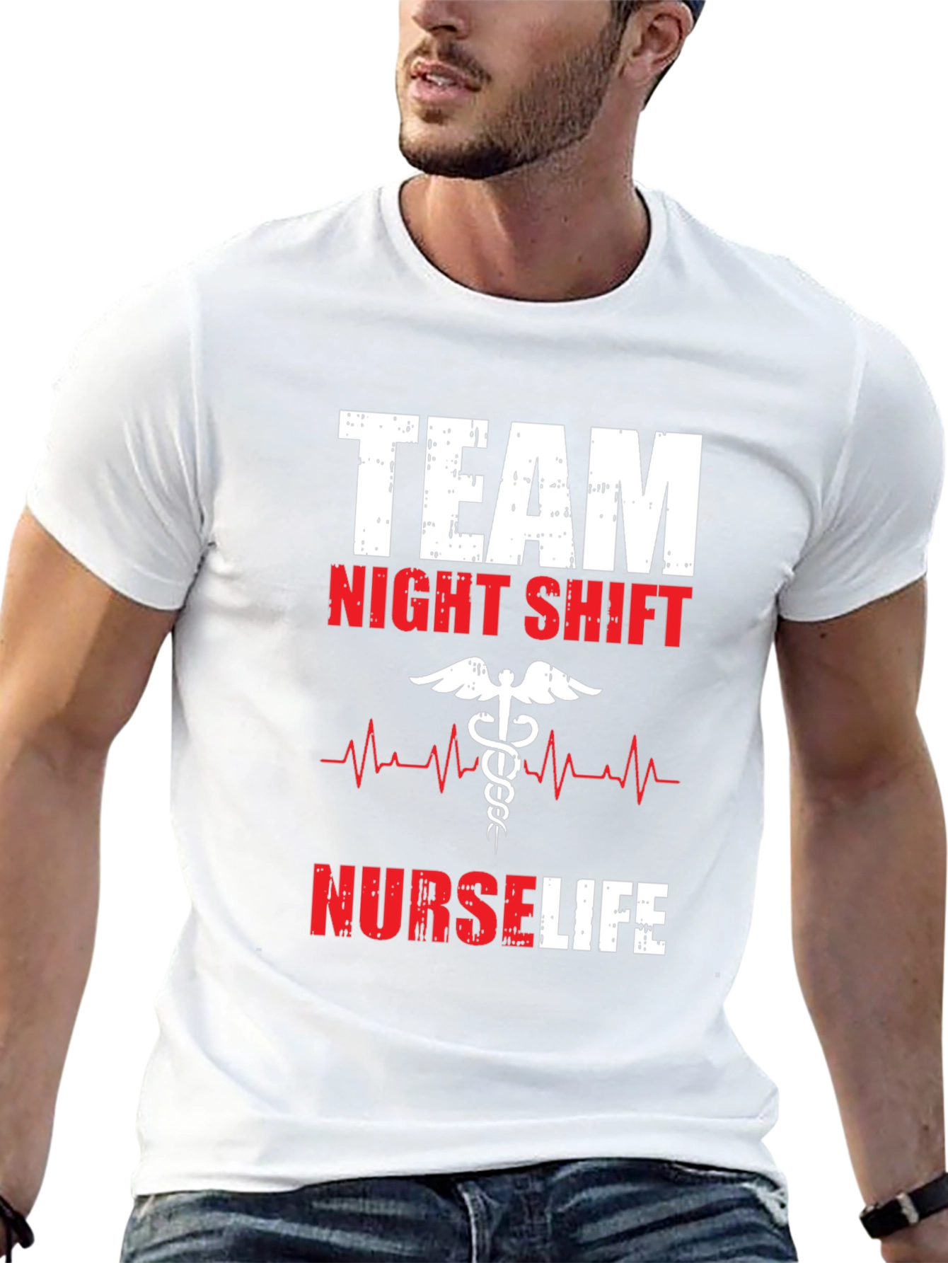 Team Night Shift Nurse Life T-Shirt