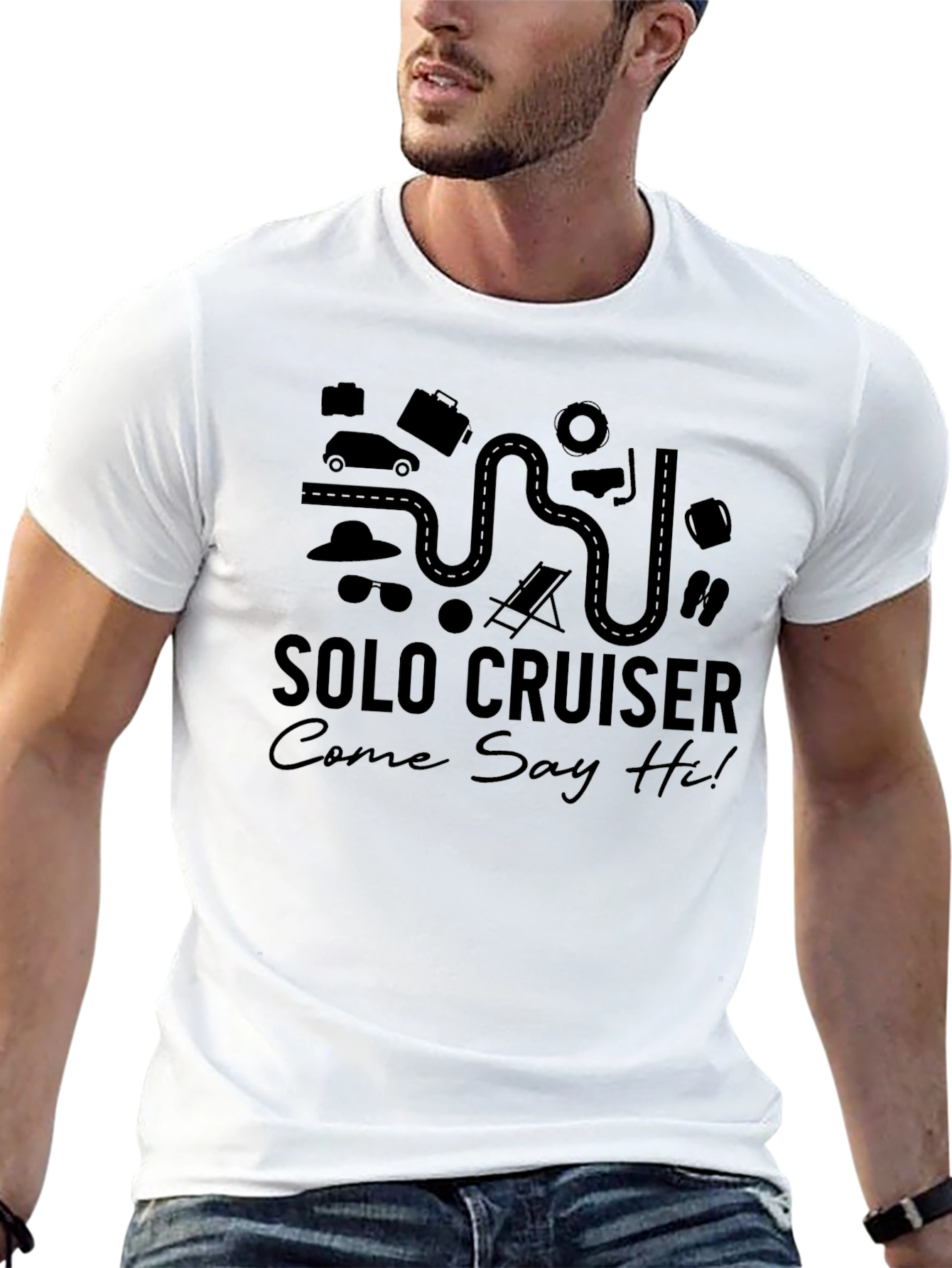Solo Cruiser T-Shirt - Travel Adventure Road Trip Tee