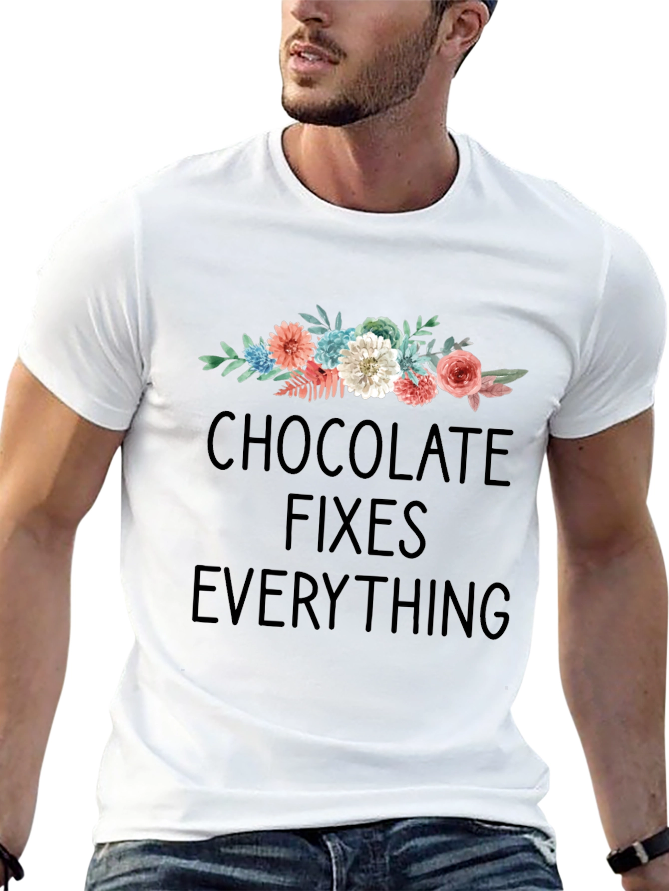 Chocolate Fixes Everything Graphic Tee