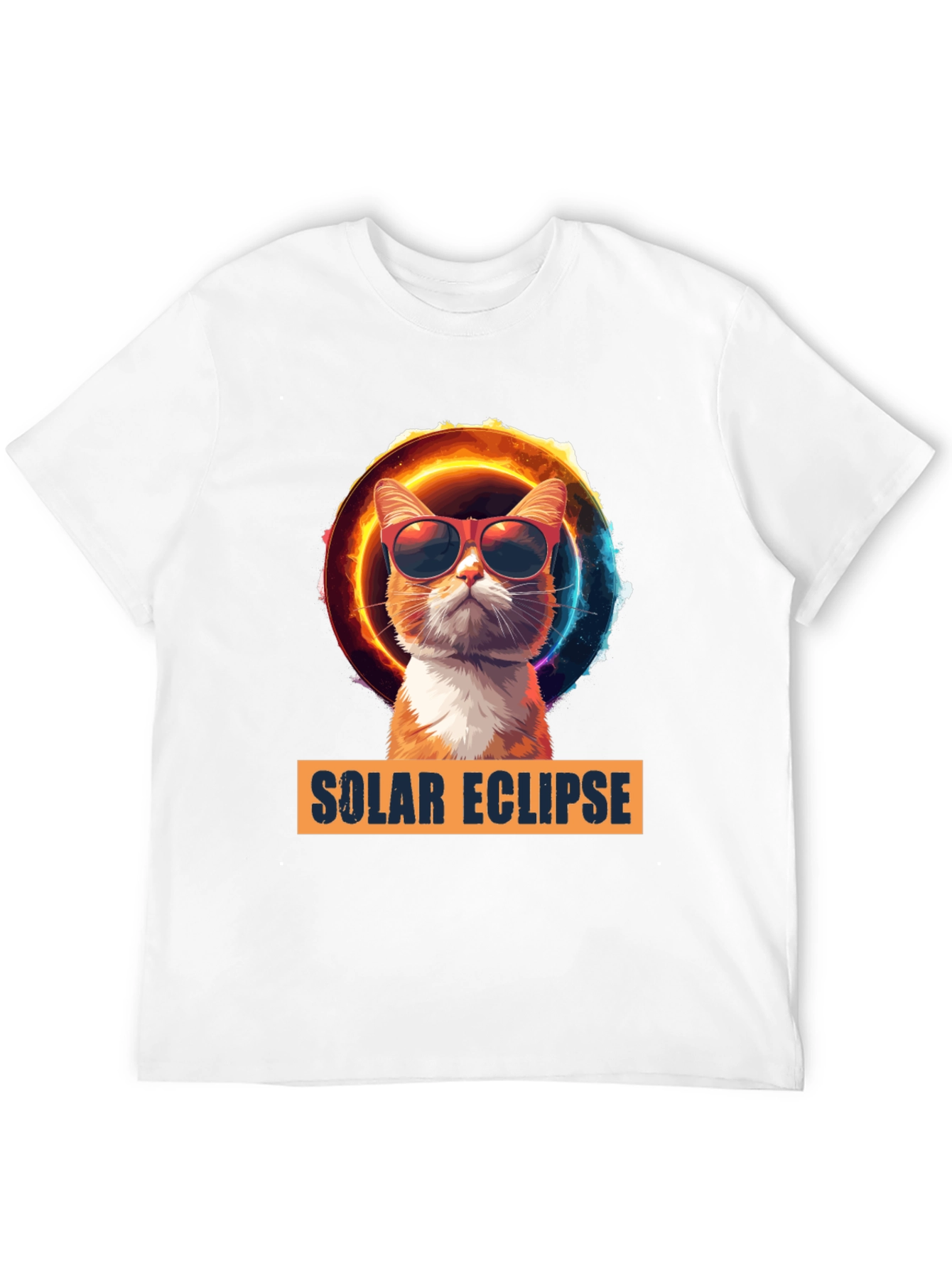 Solar Eclipse Cat T-Shirt