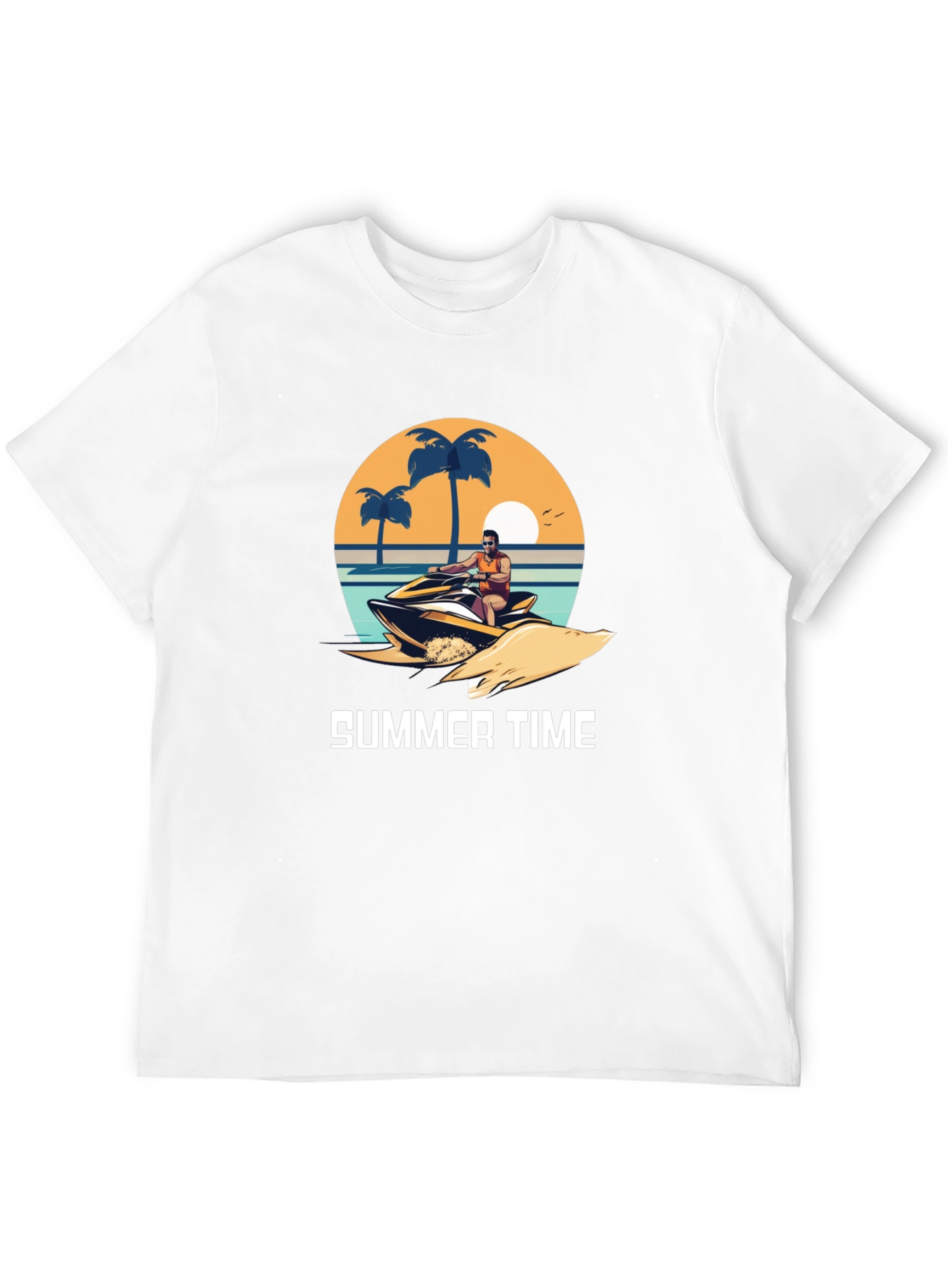 Summer Time Graphic T-Shirt - Beach Vibes