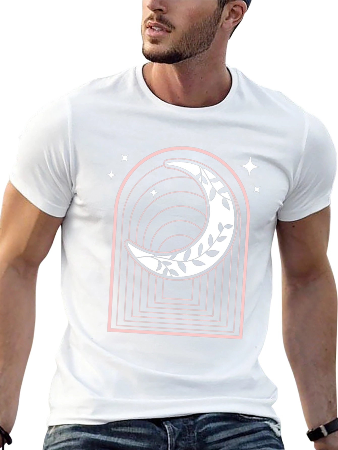 Mystic Moon Graphic Tee - Celestial Style