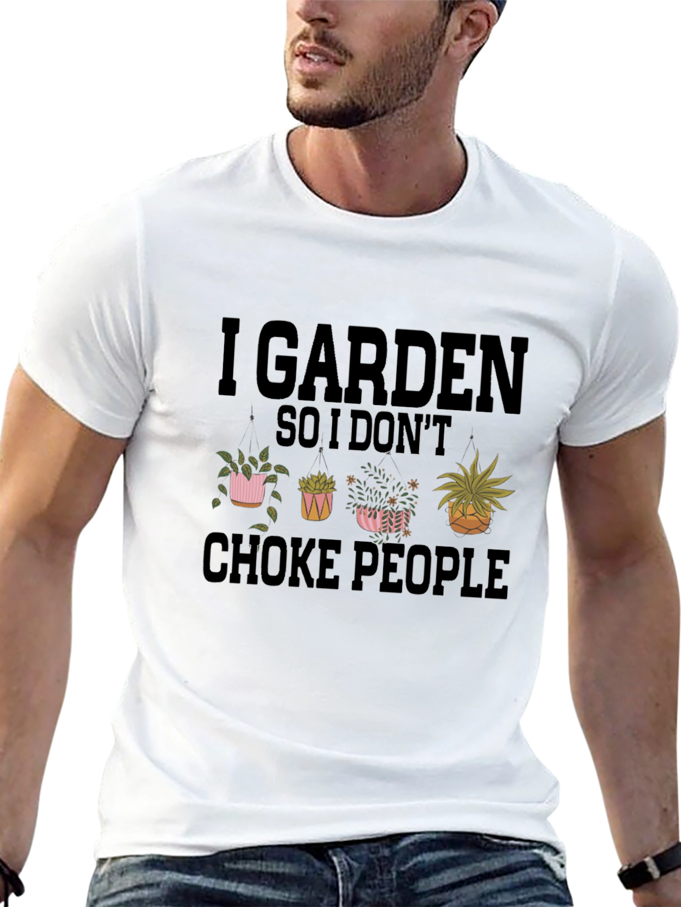 I Garden So I Dont Choke People T-Shirt