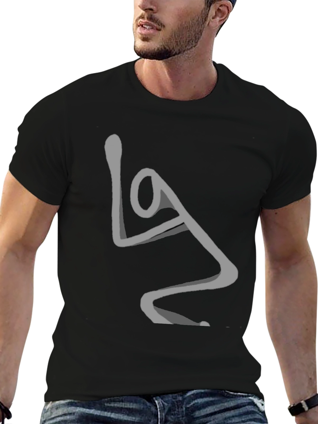 Unique Graphic Tee - Modern Abstract Design