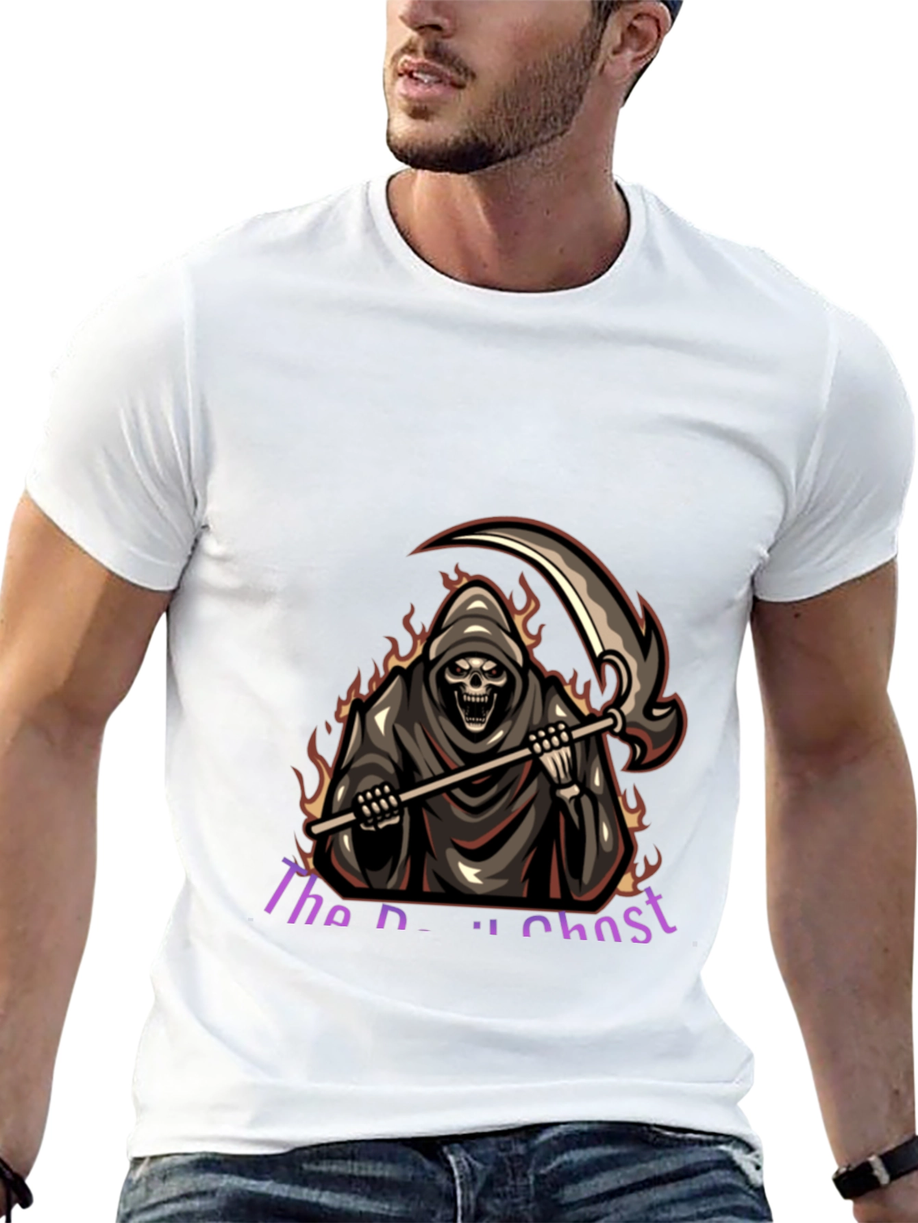 Grim Reaper Graphic T-Shirt - Death Ghost Tee