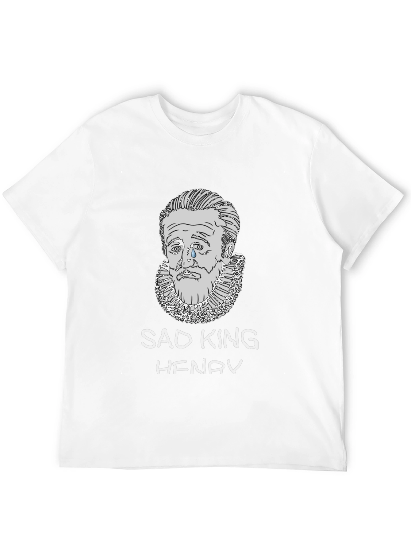Sad King Henry T-Shirt - Unique Graphic Tee
