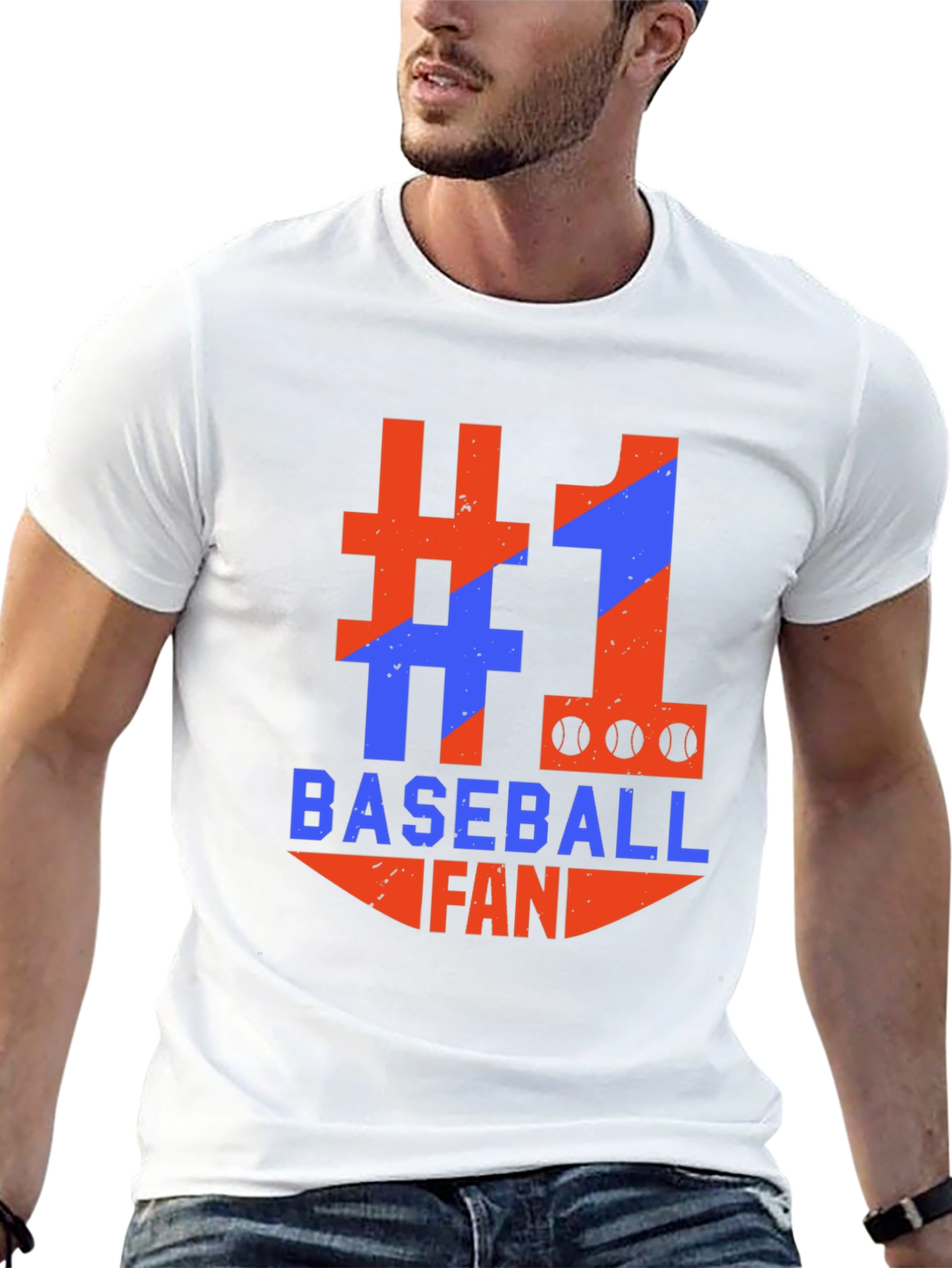 #1 Baseball Fan T-Shirt - Sports Apparel