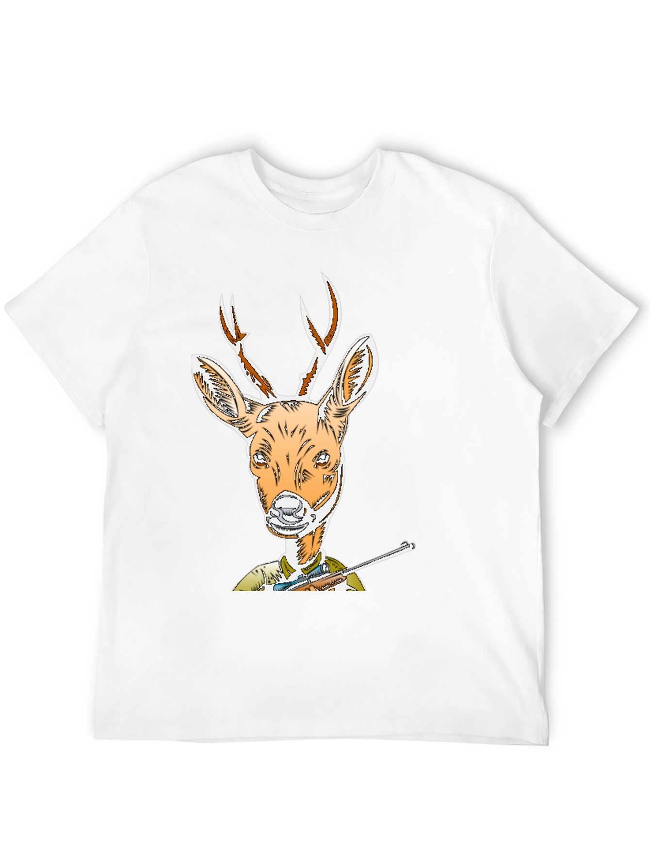 Deer Hunter T-Shirt Novelty Animal Tee