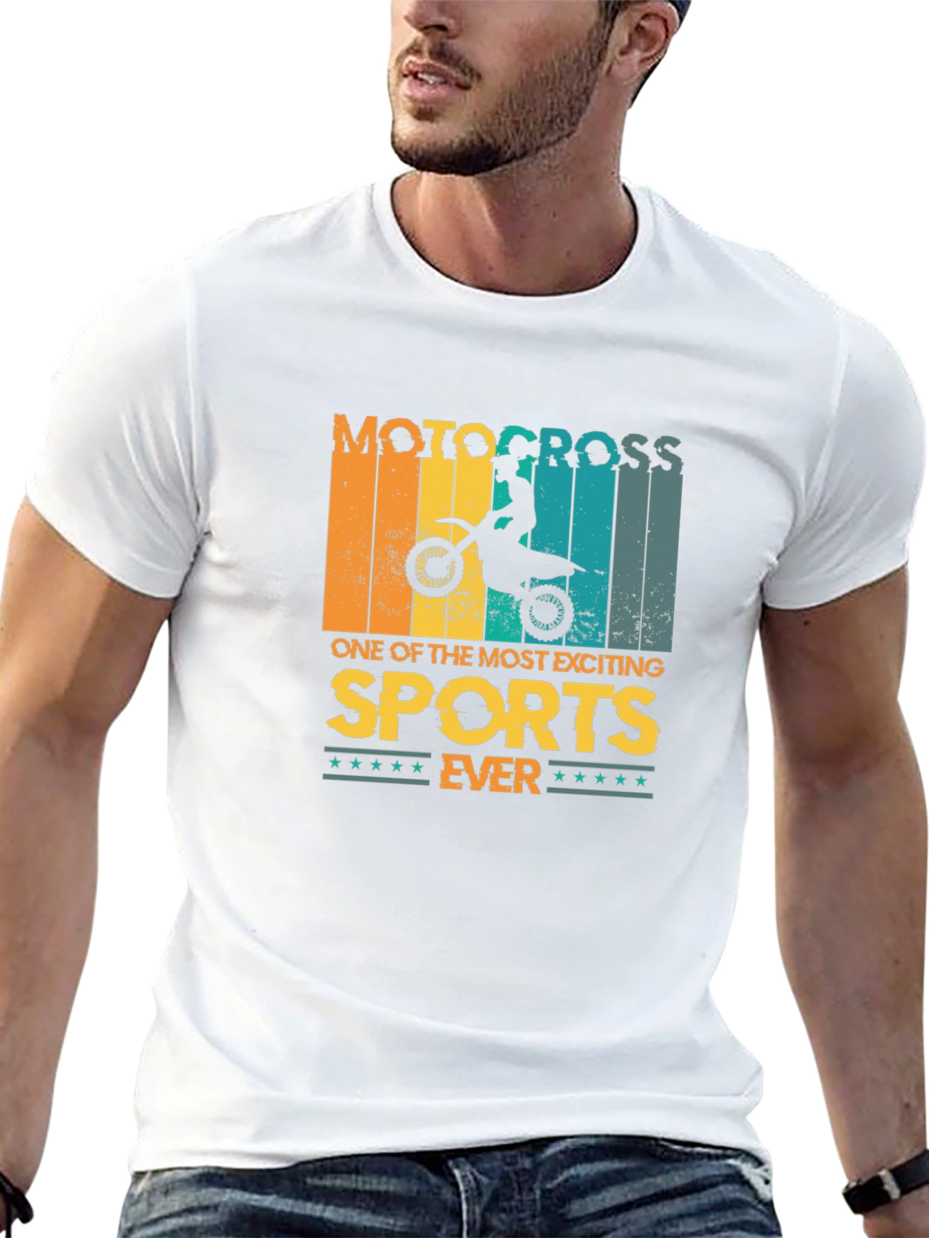 Motocross Sports T-Shirt - Exciting Ride!