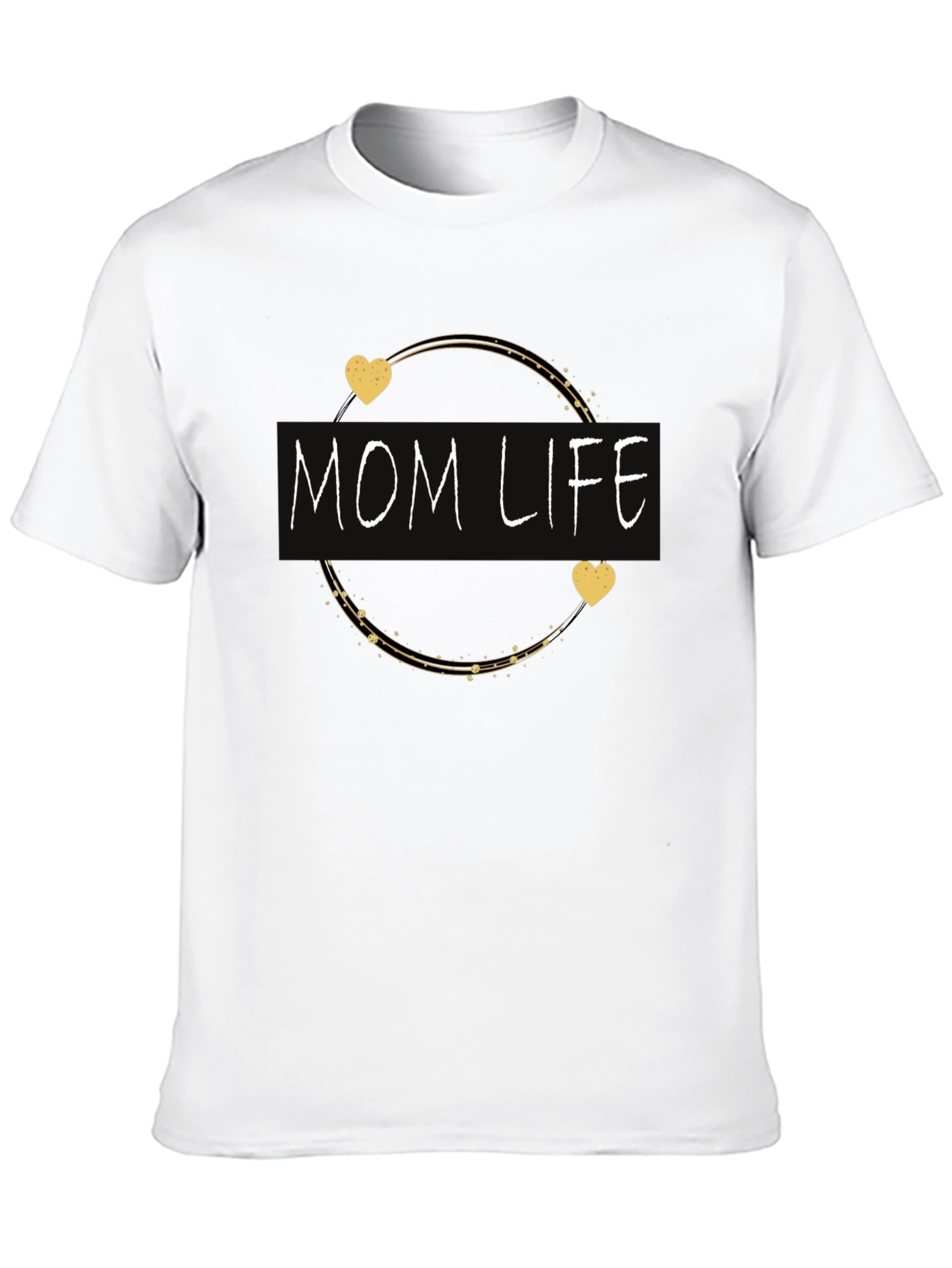 Mom Life Graphic Tee - Black