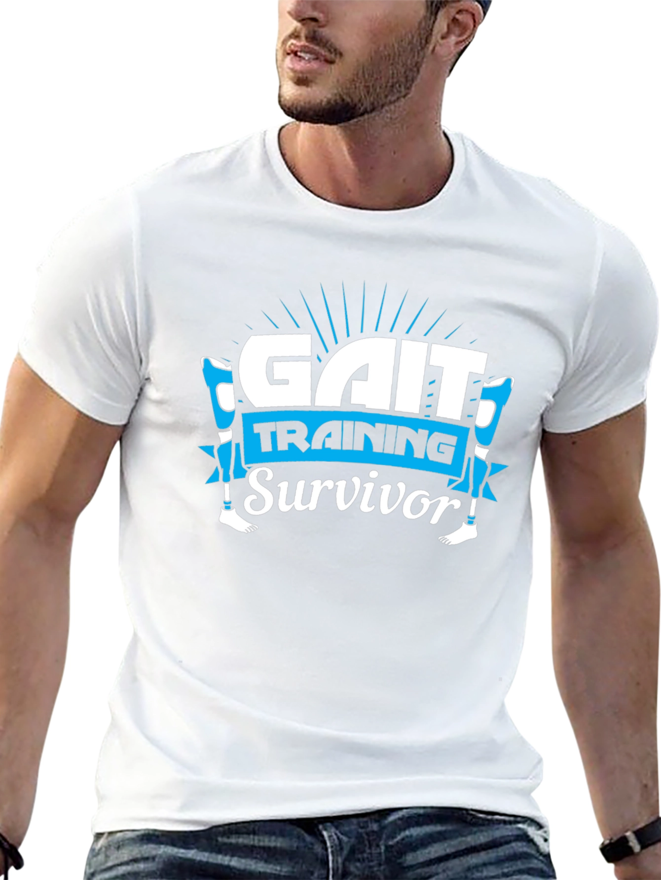 Gait Training Survivor Graphic T-Shirt