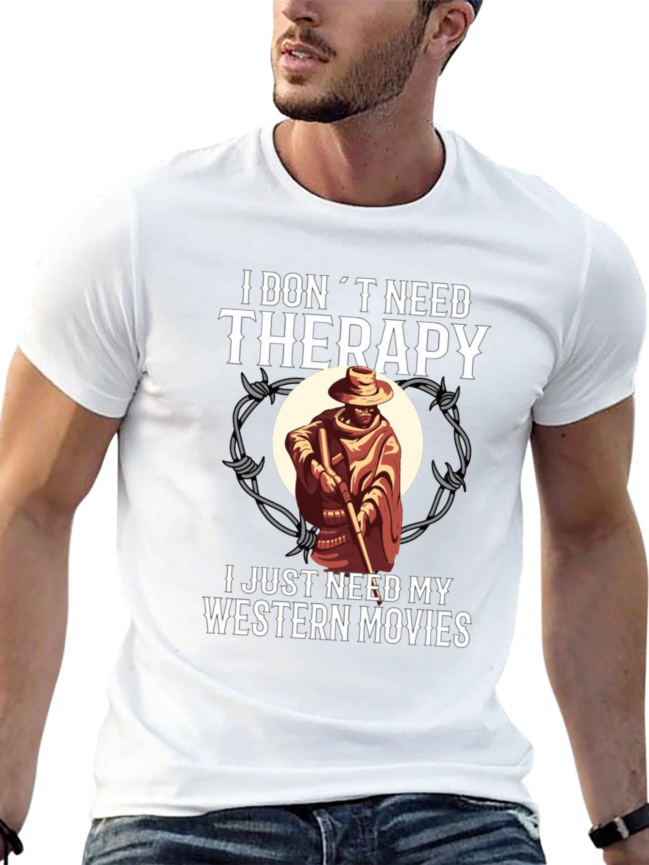 Western Movie Therapy T-Shirt