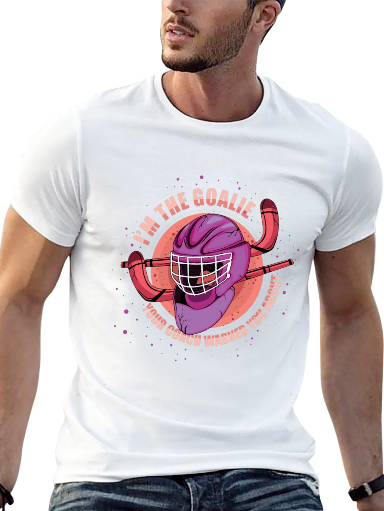 Im The Goalie Hockey T-Shirt