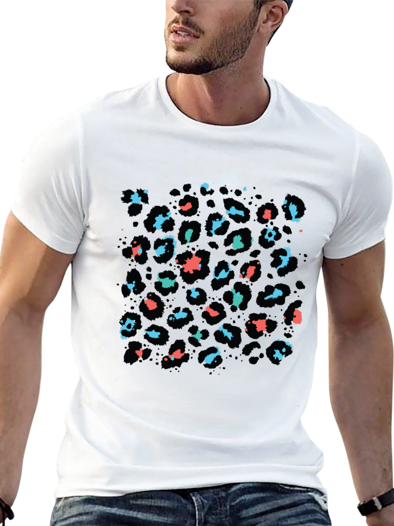 Modern Leopard Print T-Shirt