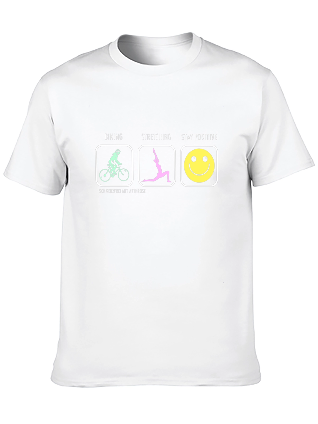 Biking Stretching Positive T-Shirt