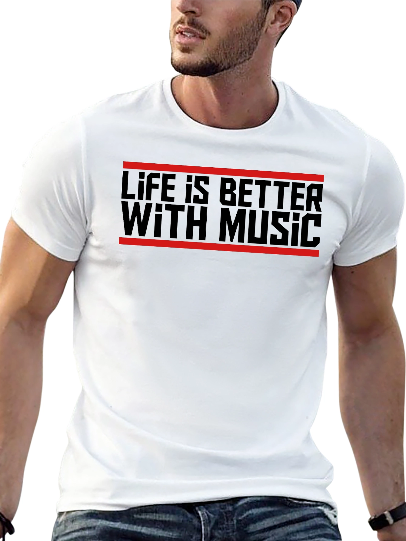 Life is Better With Music Graphic Tee