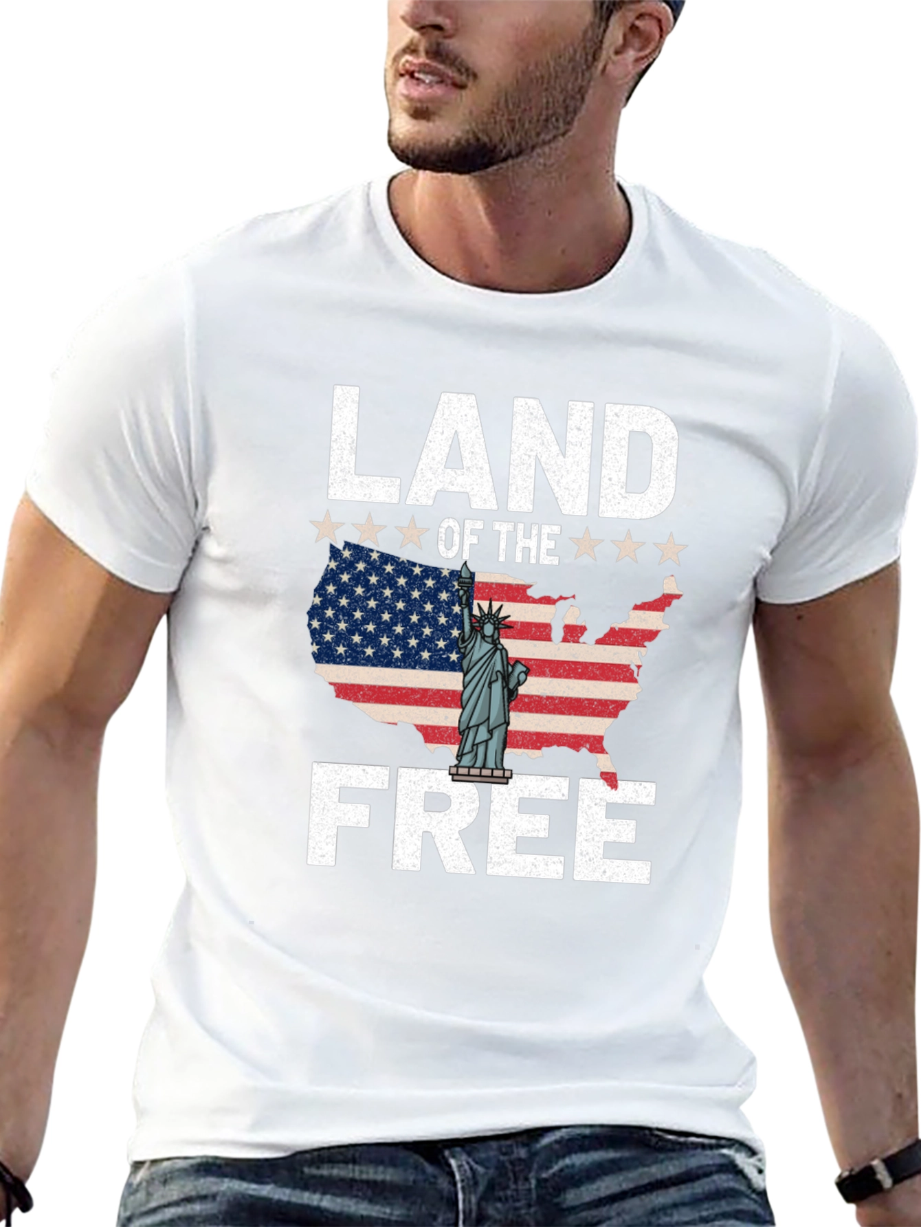 Land of the Free Patriotic T-Shirt