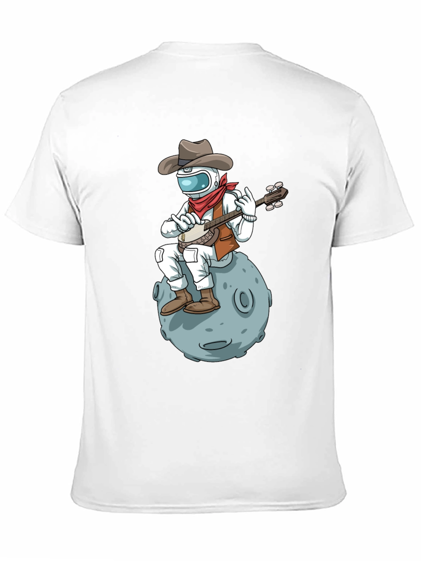 Cowboy Astronaut Banjo T-Shirt