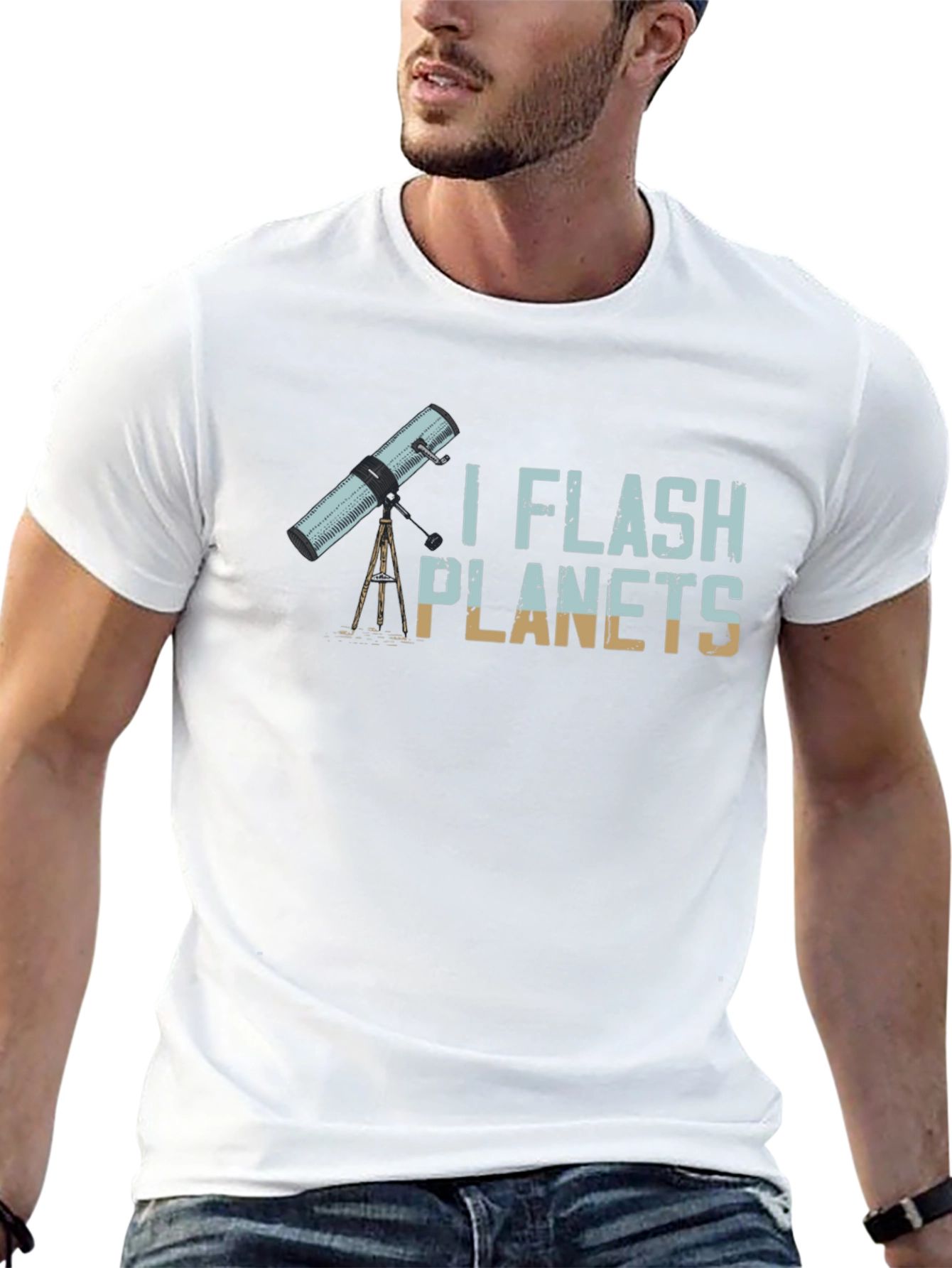 I Flash Planets Graphic Tee